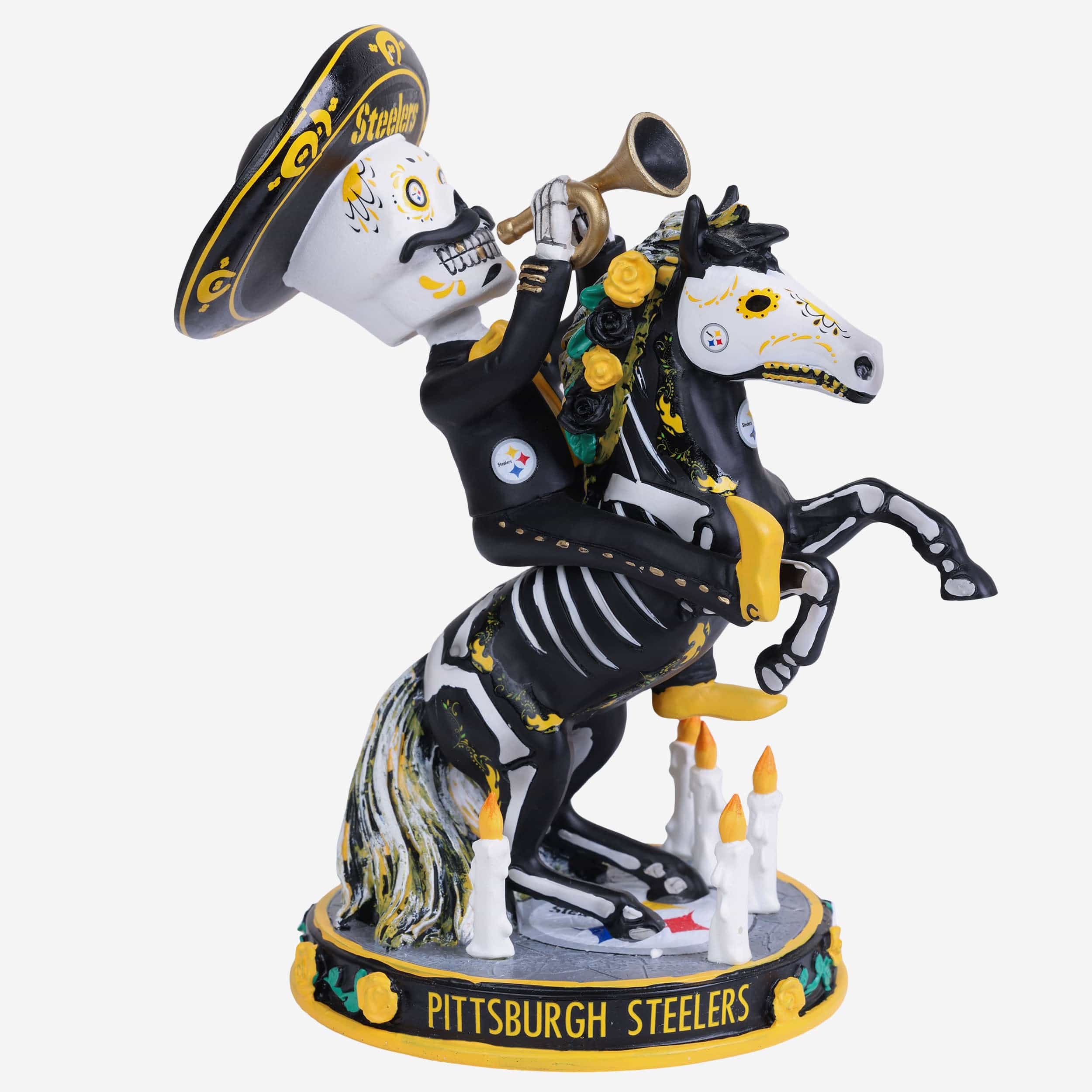 Pittsburgh Steelers Calavera Bobblehead
