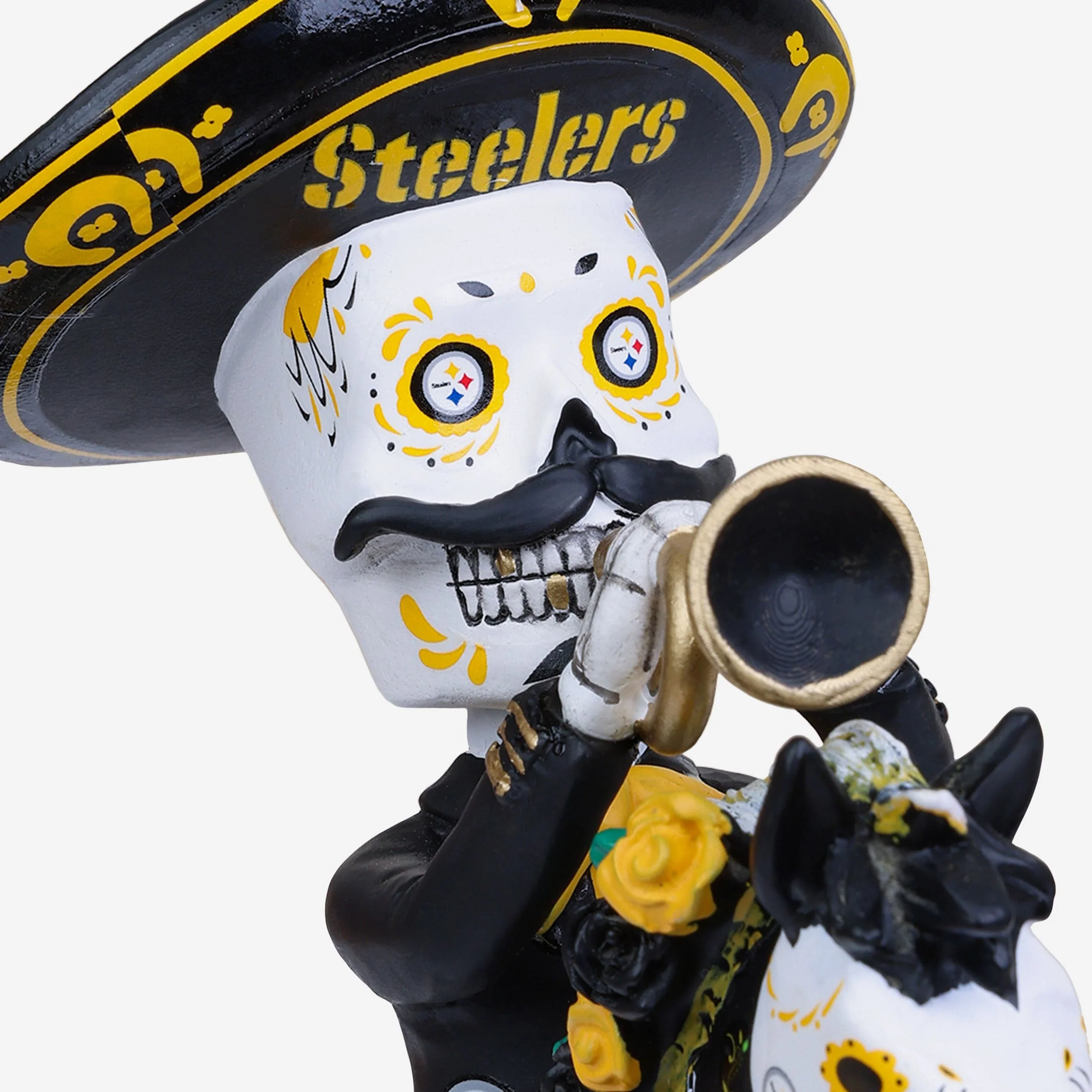 Pittsburgh Steelers Calavera Bobblehead - Image 2