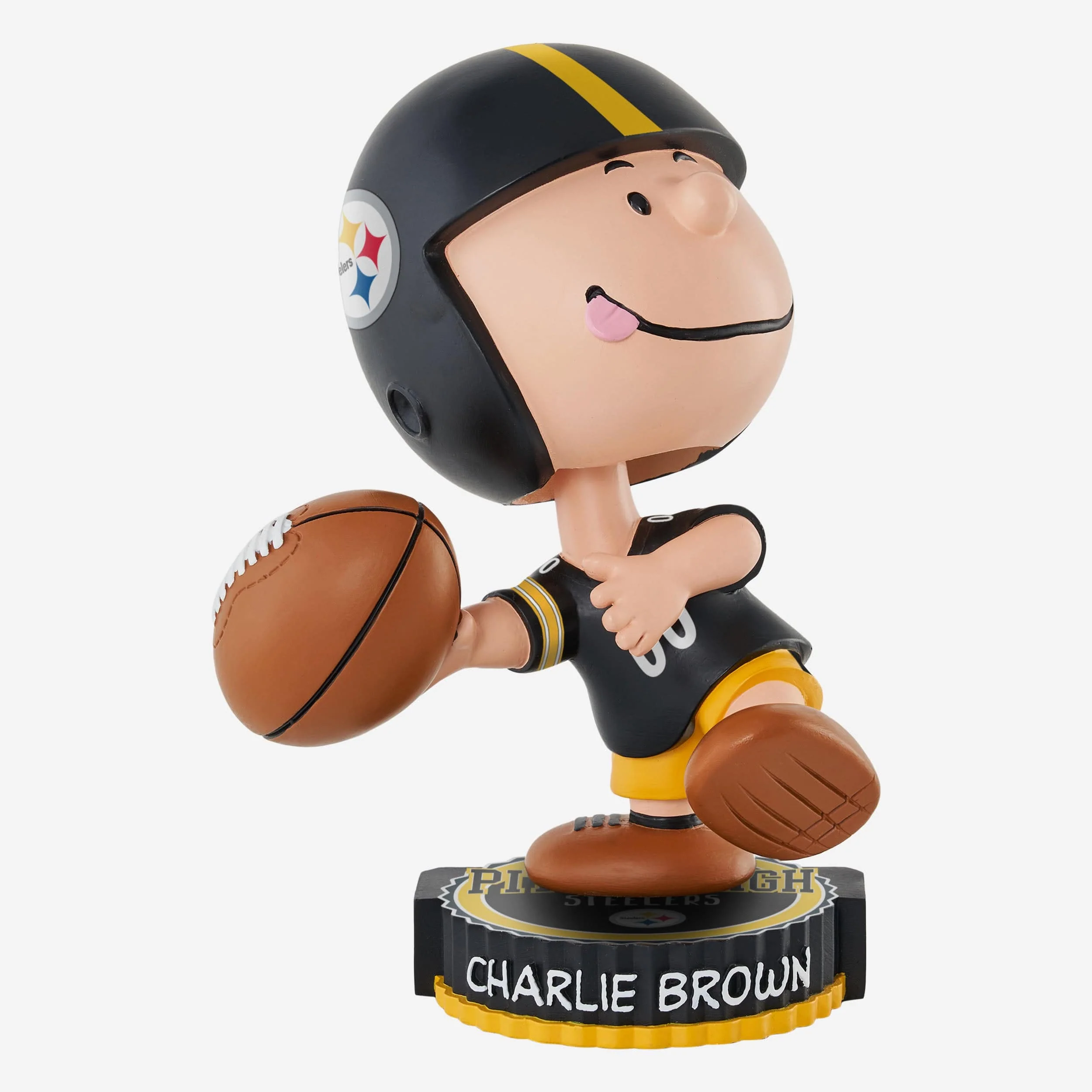 Pittsburgh Steelers Charlie Brown Peanuts Bighead Bobblehead
