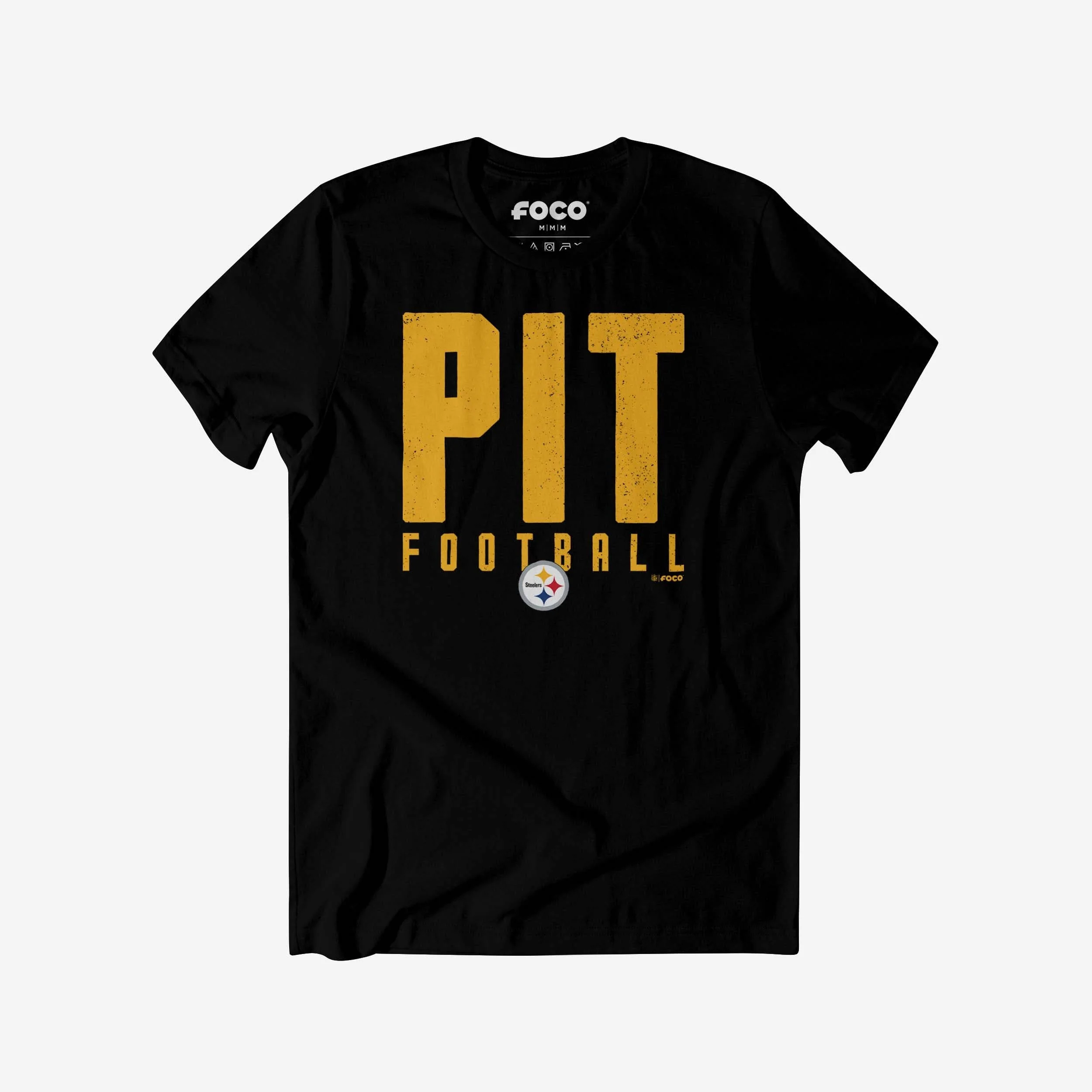 Pittsburgh Steelers City Initial Wordmark T-Shirt