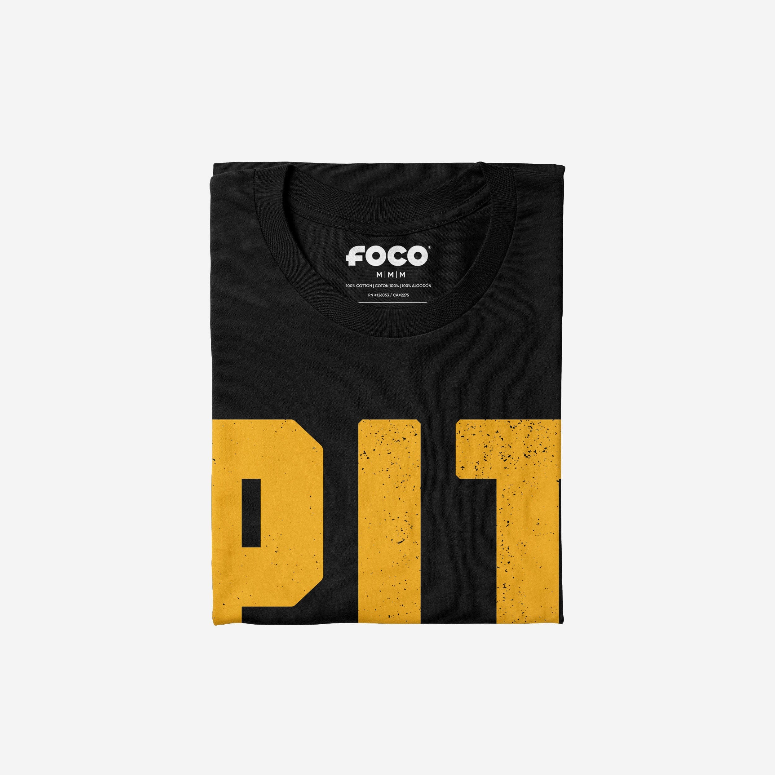 Pittsburgh Steelers City Initial Wordmark T-Shirt - Image 4