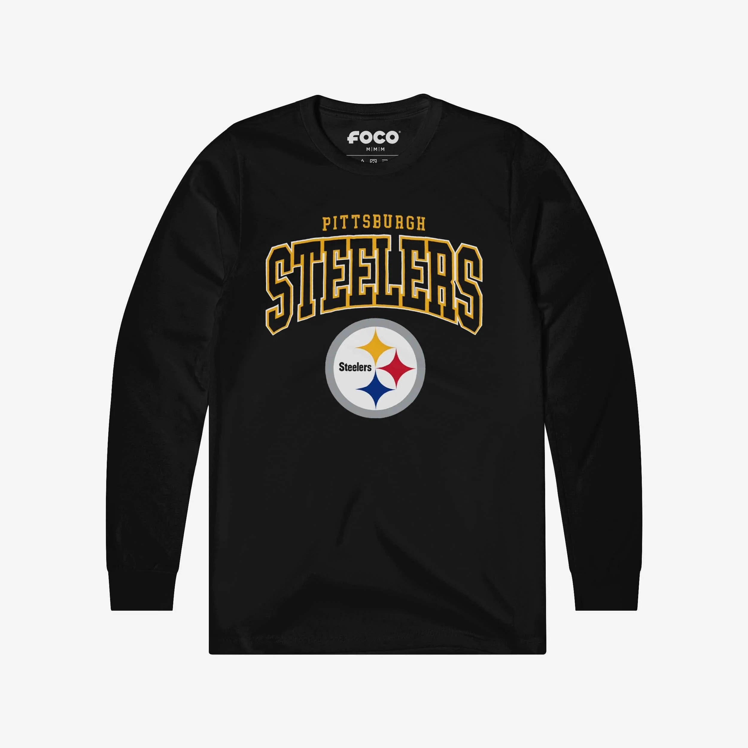 Pittsburgh Steelers Classic Logo Long Sleeve T-Shirt - Image 5