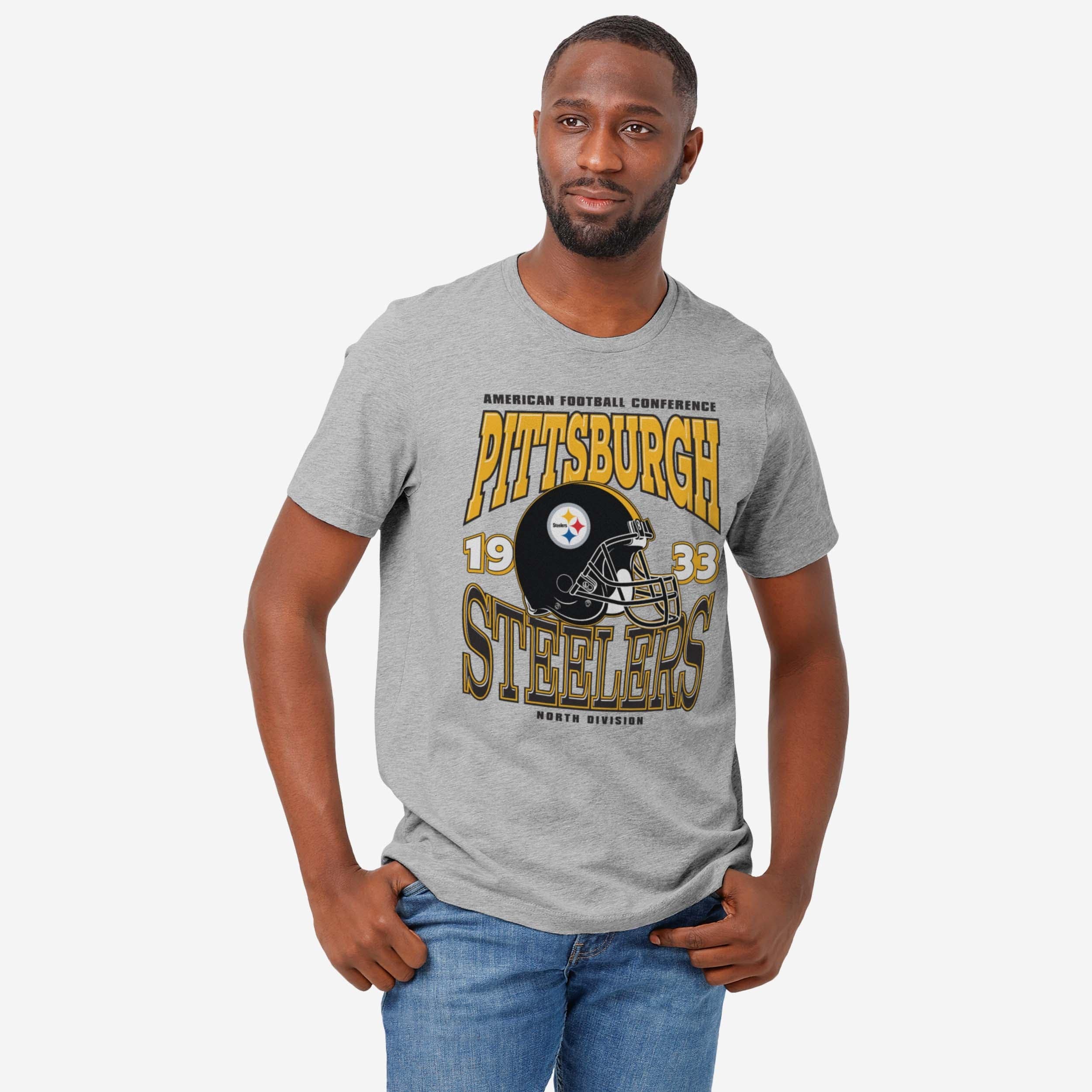 Pittsburgh Steelers Classic Team Helmet T-Shirt - Image 2