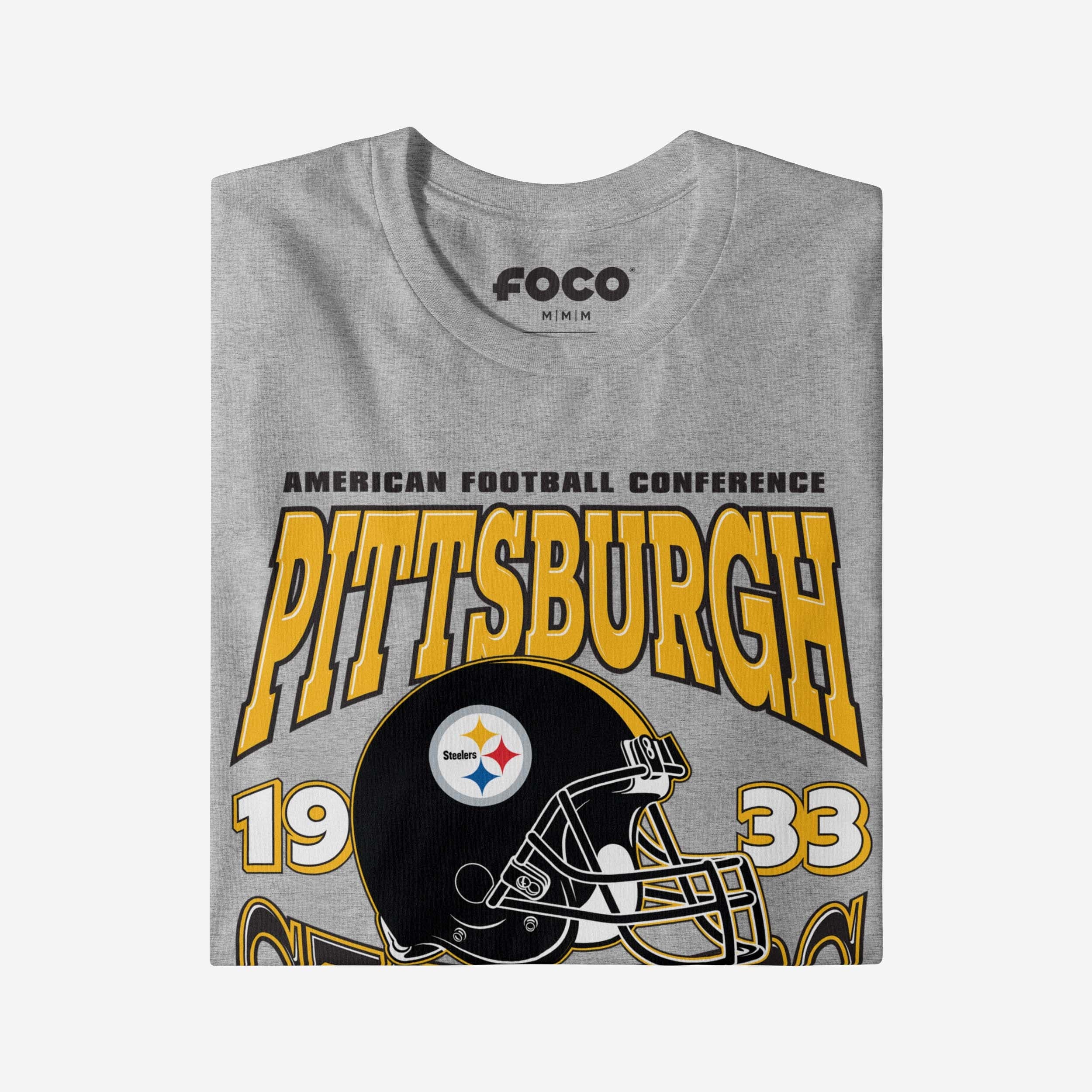 Pittsburgh Steelers Classic Team Helmet T-Shirt - Image 4