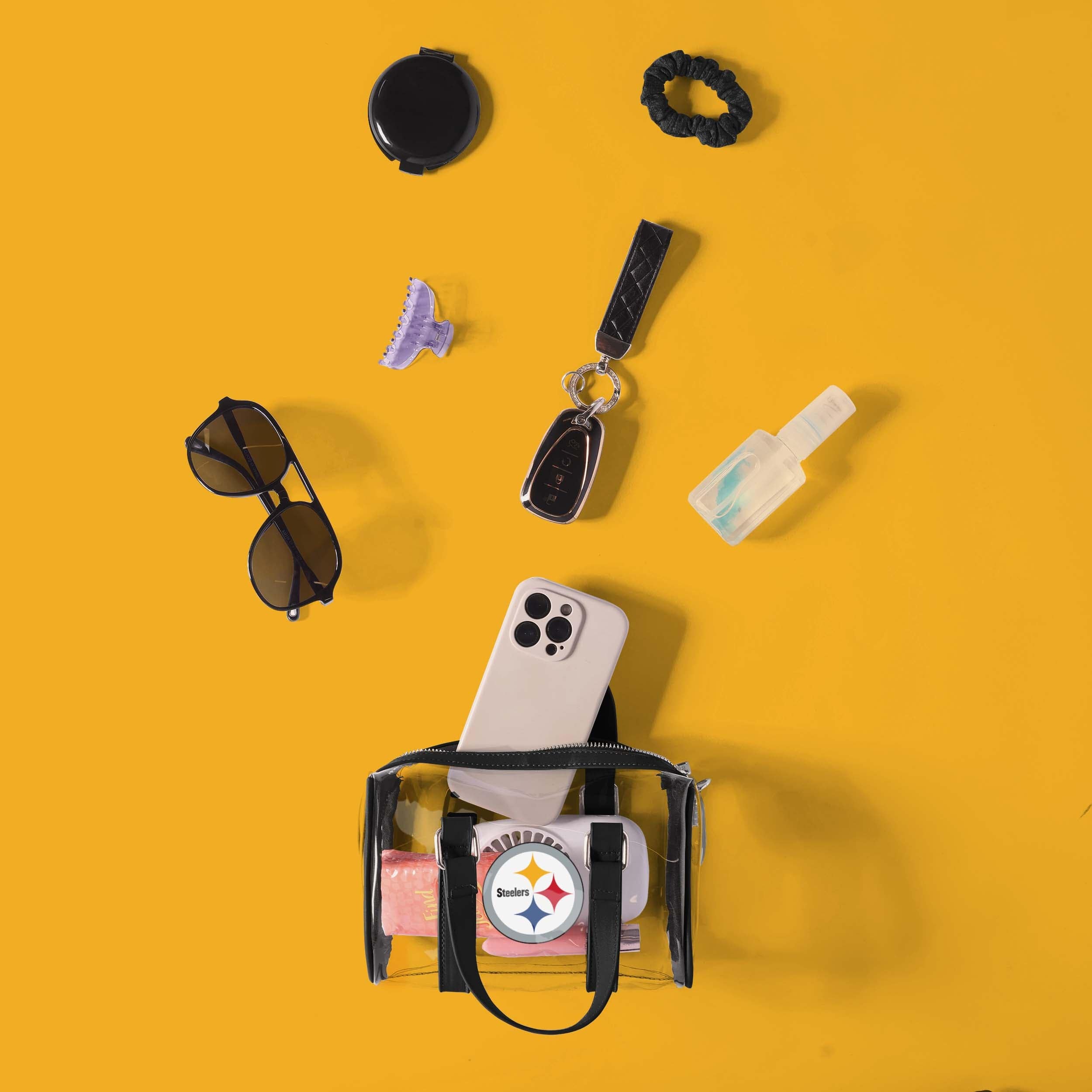 Pittsburgh Steelers Clear Barrel Bag - Image 3