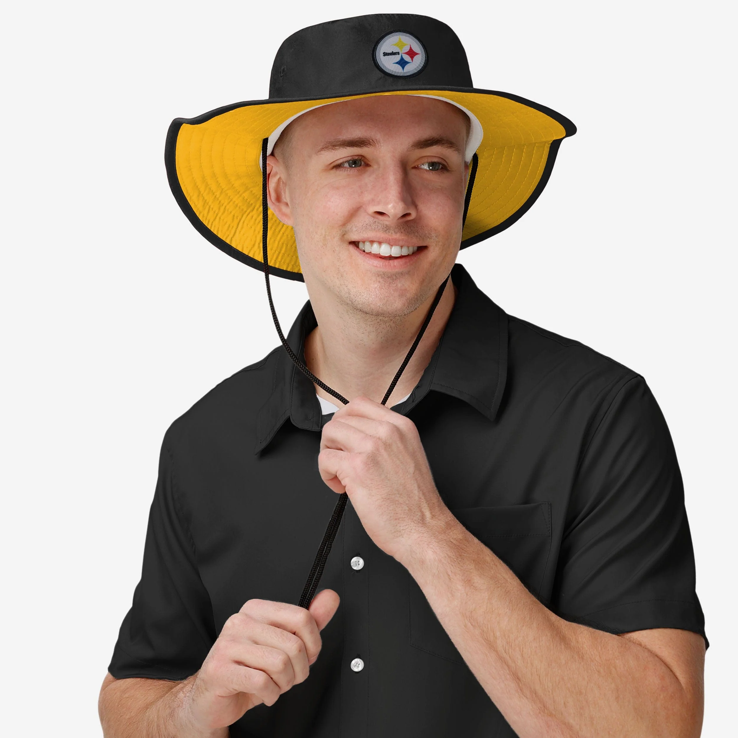Pittsburgh Steelers Colorblock Boonie Hat - Image 3