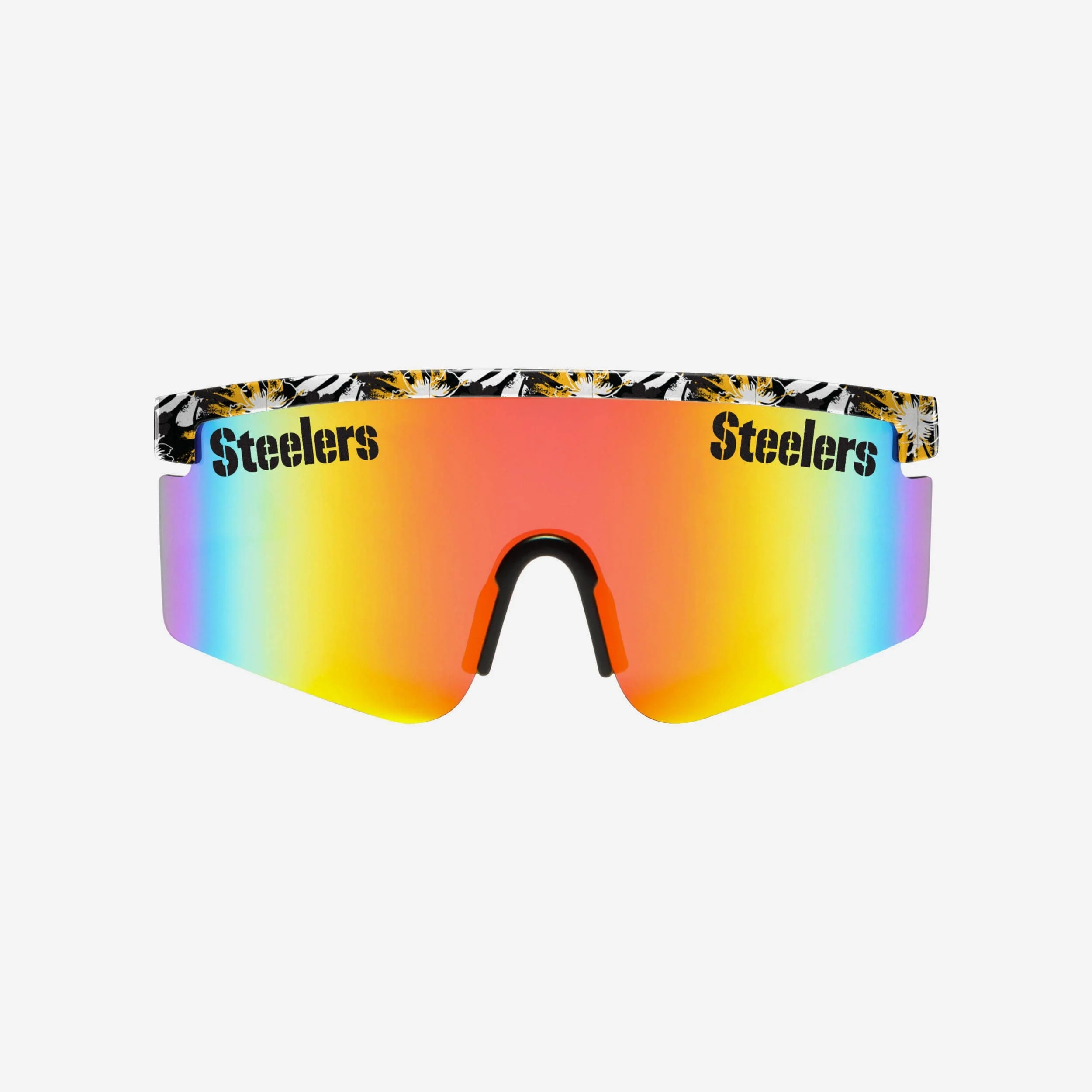 Pittsburgh Steelers Floral Large Frame Sunglasses - Image 2