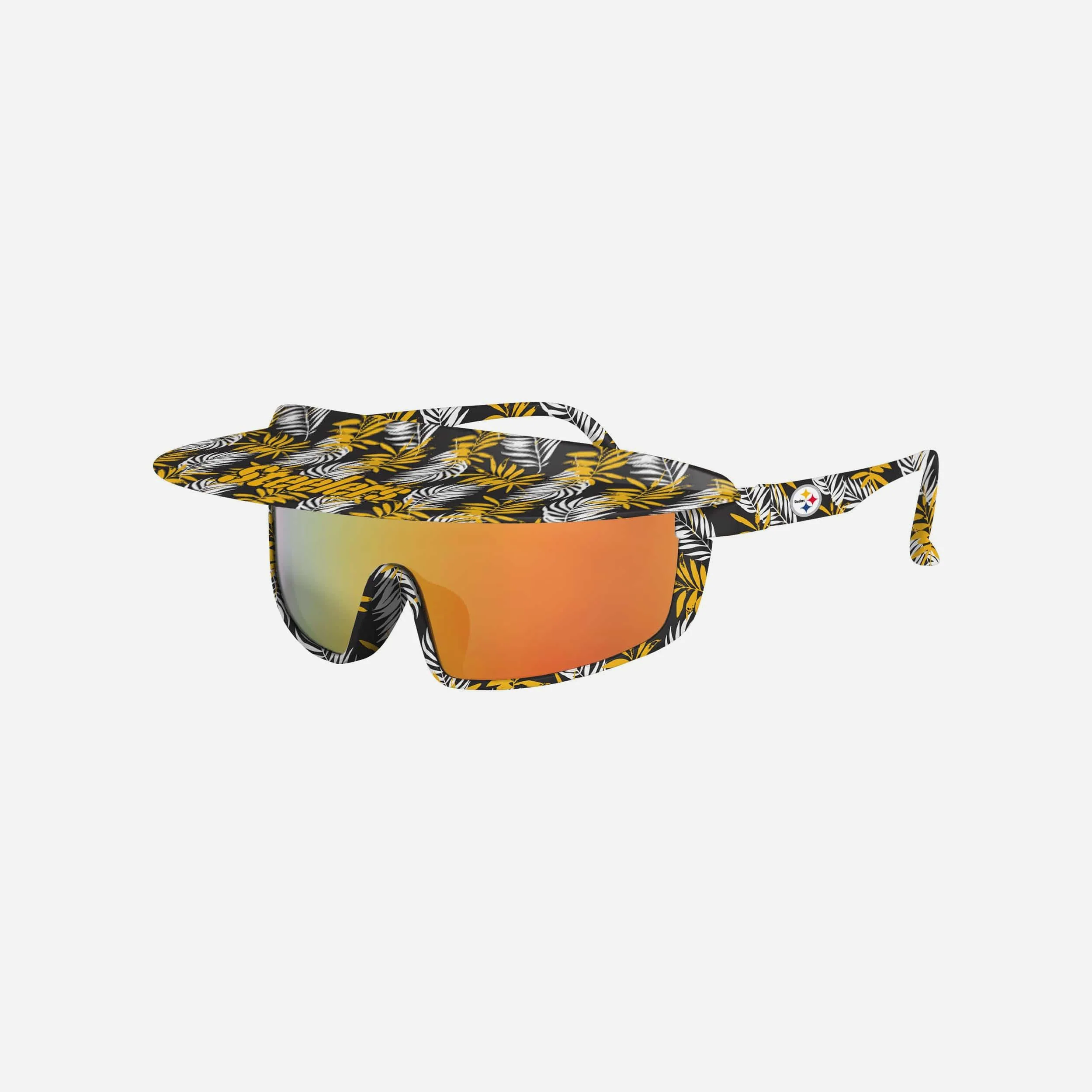 Pittsburgh Steelers Floral Visor Sunglasses