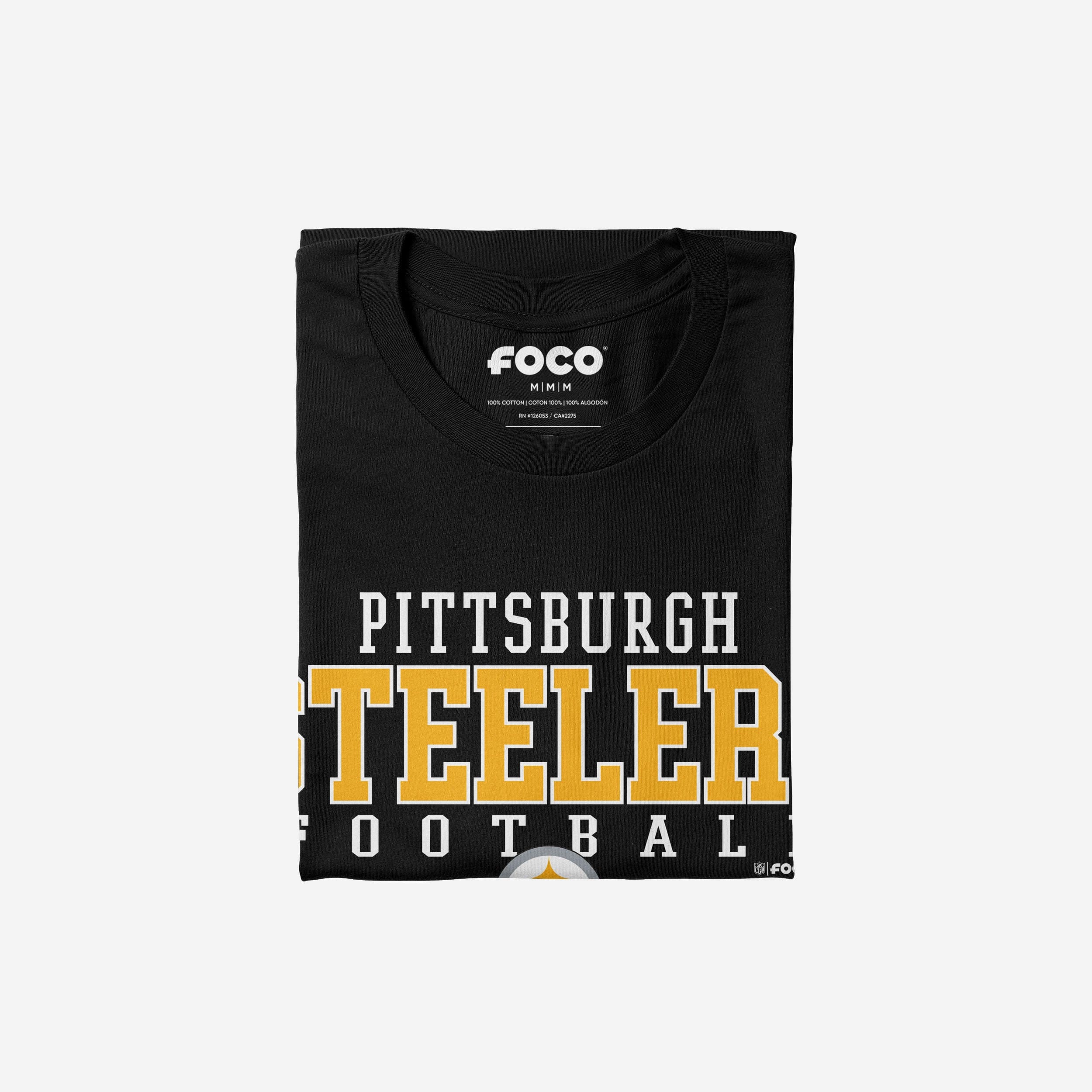 Pittsburgh Steelers Football Wordmark T-Shirt - Image 4