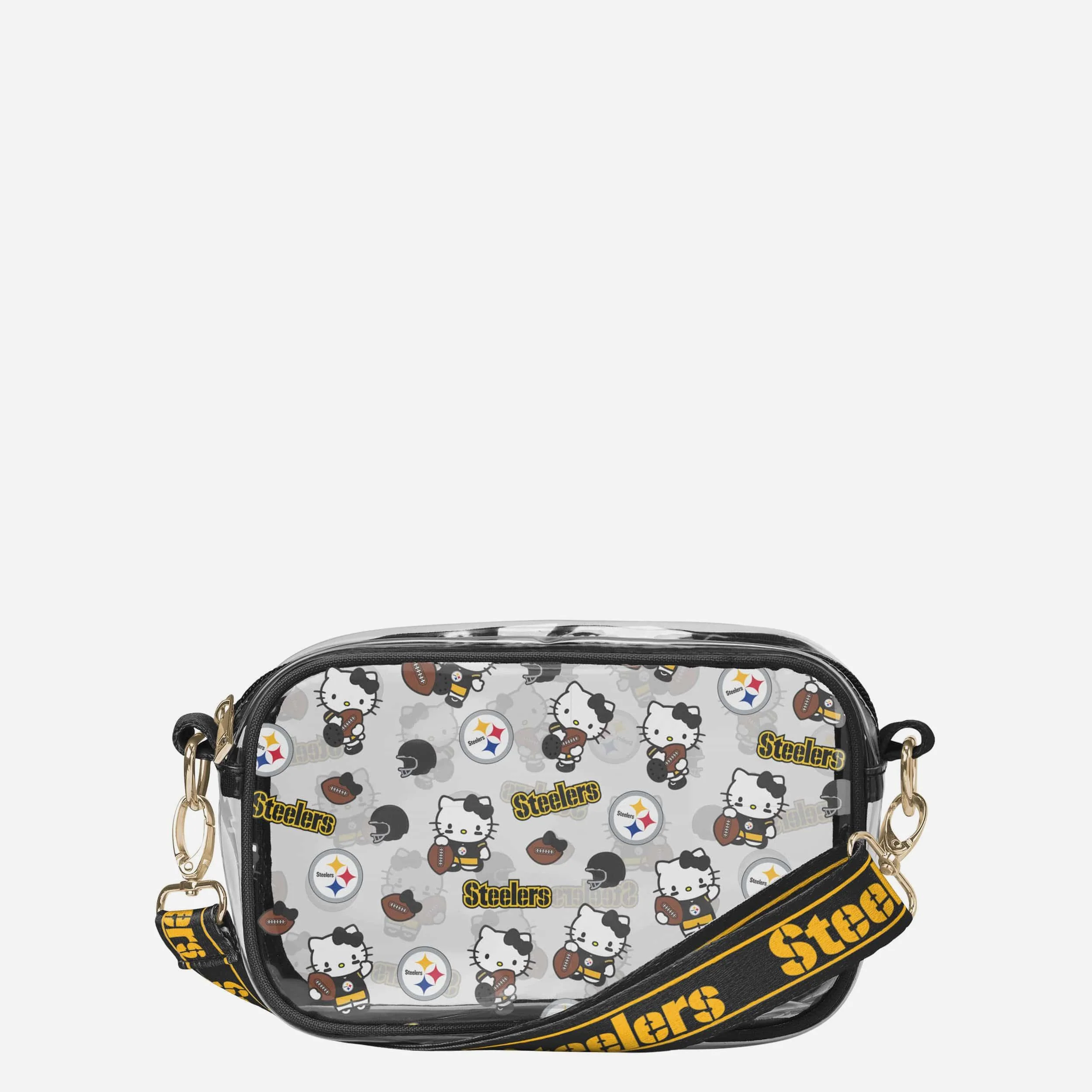 Pittsburgh Steelers Hello Kitty® Clear Crossbody Bag