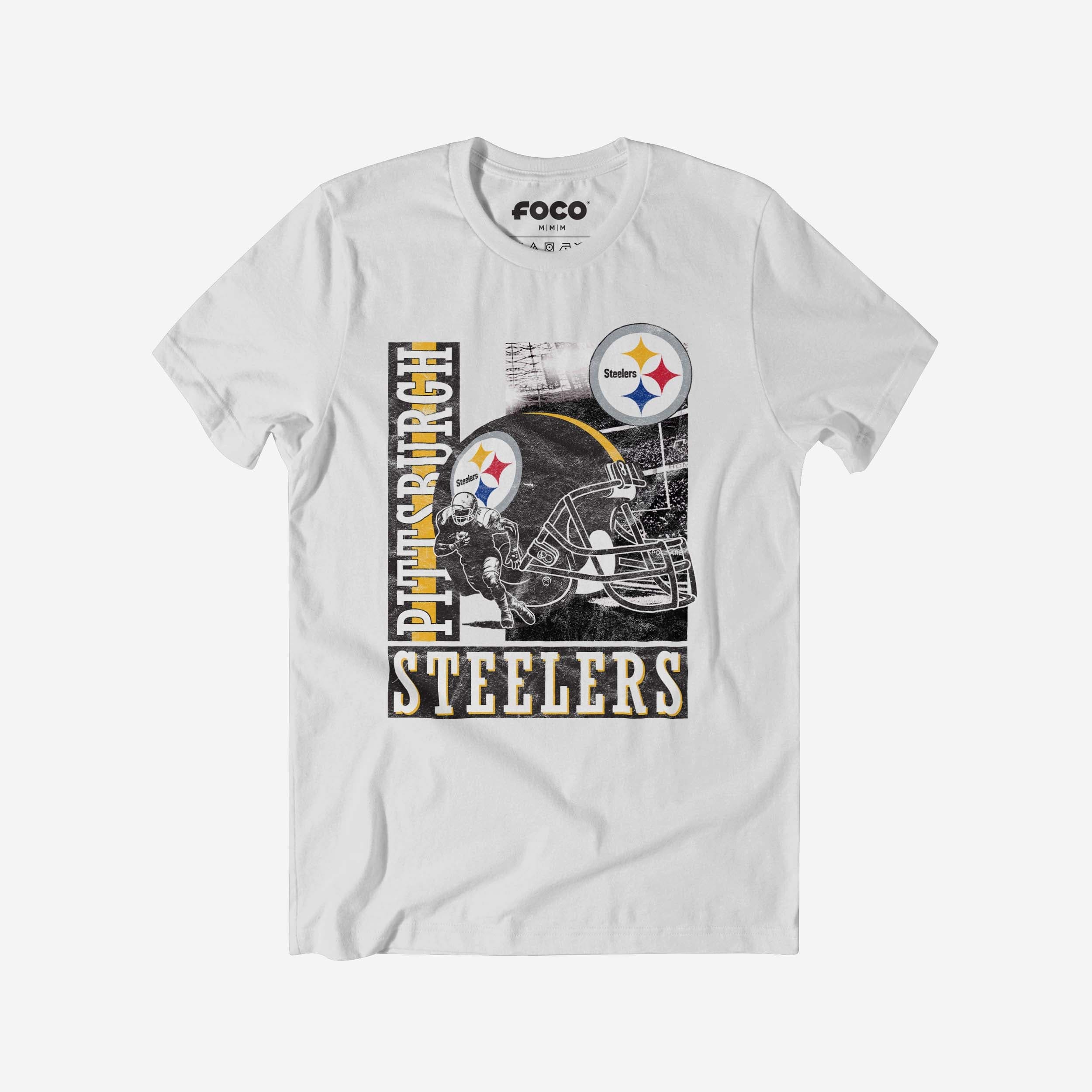 Pittsburgh Steelers Helmet Dash T-Shirt