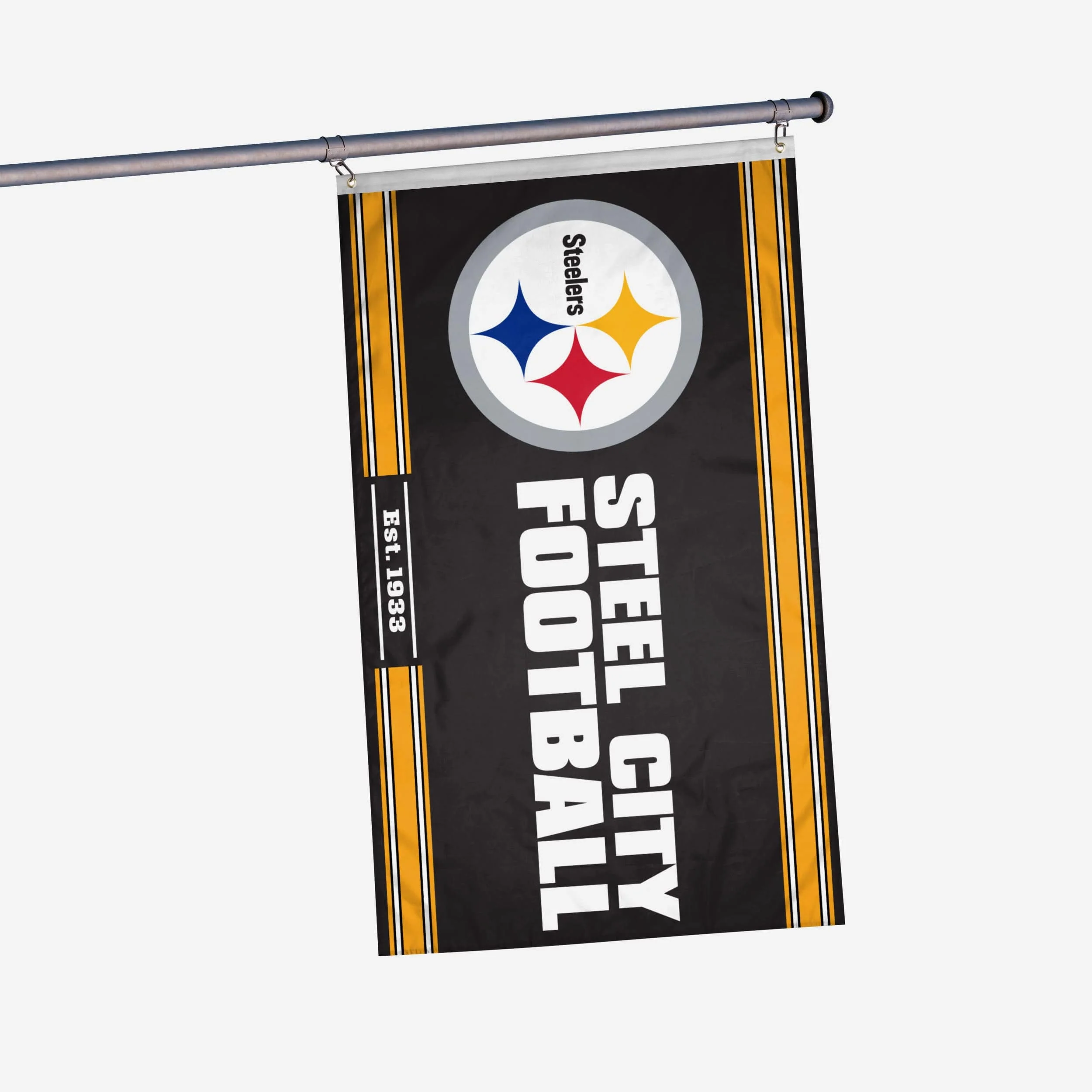 Pittsburgh Steelers Horizontal Slogan Flag