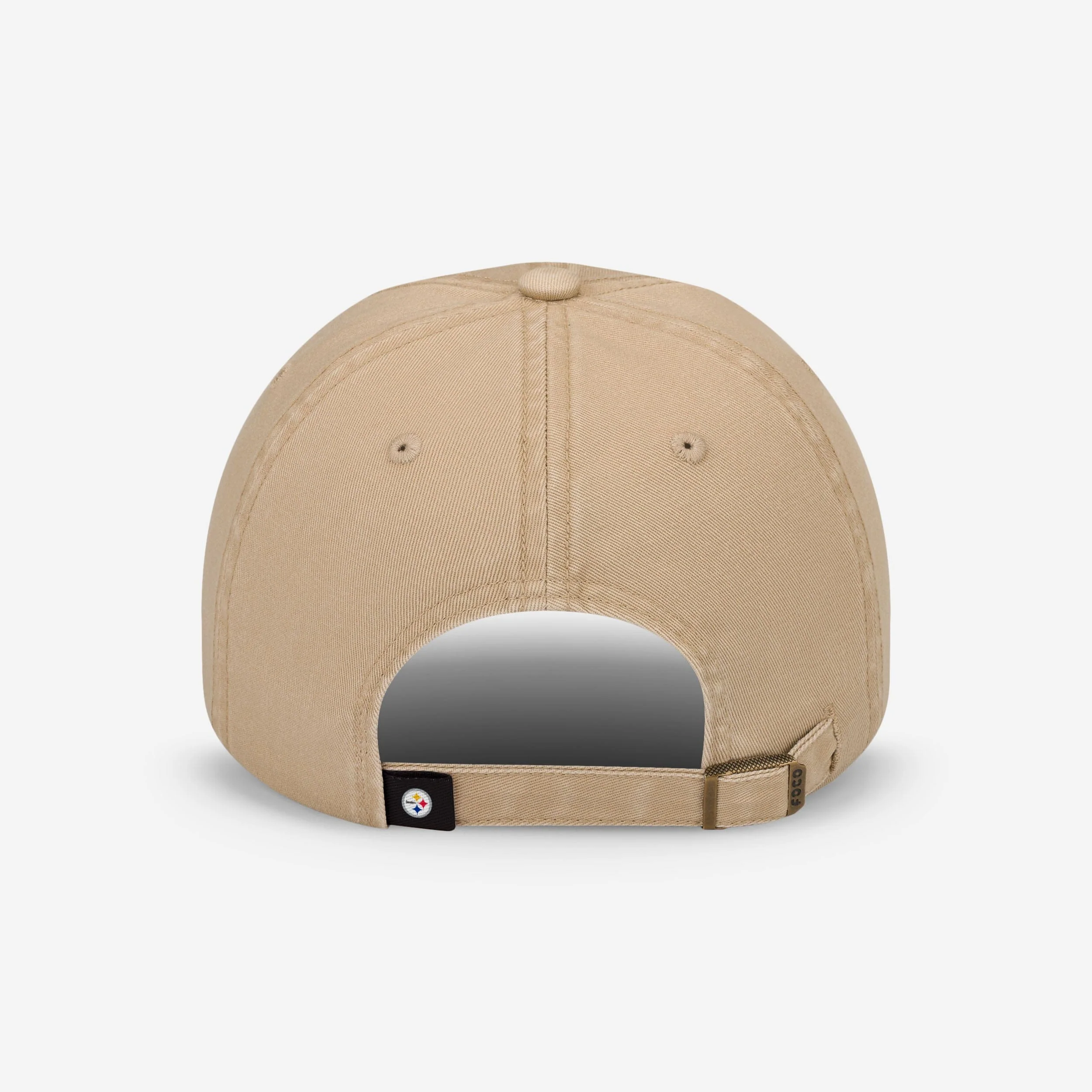 Pittsburgh Steelers Khaki Primary Logo Casual Cap - Image 3