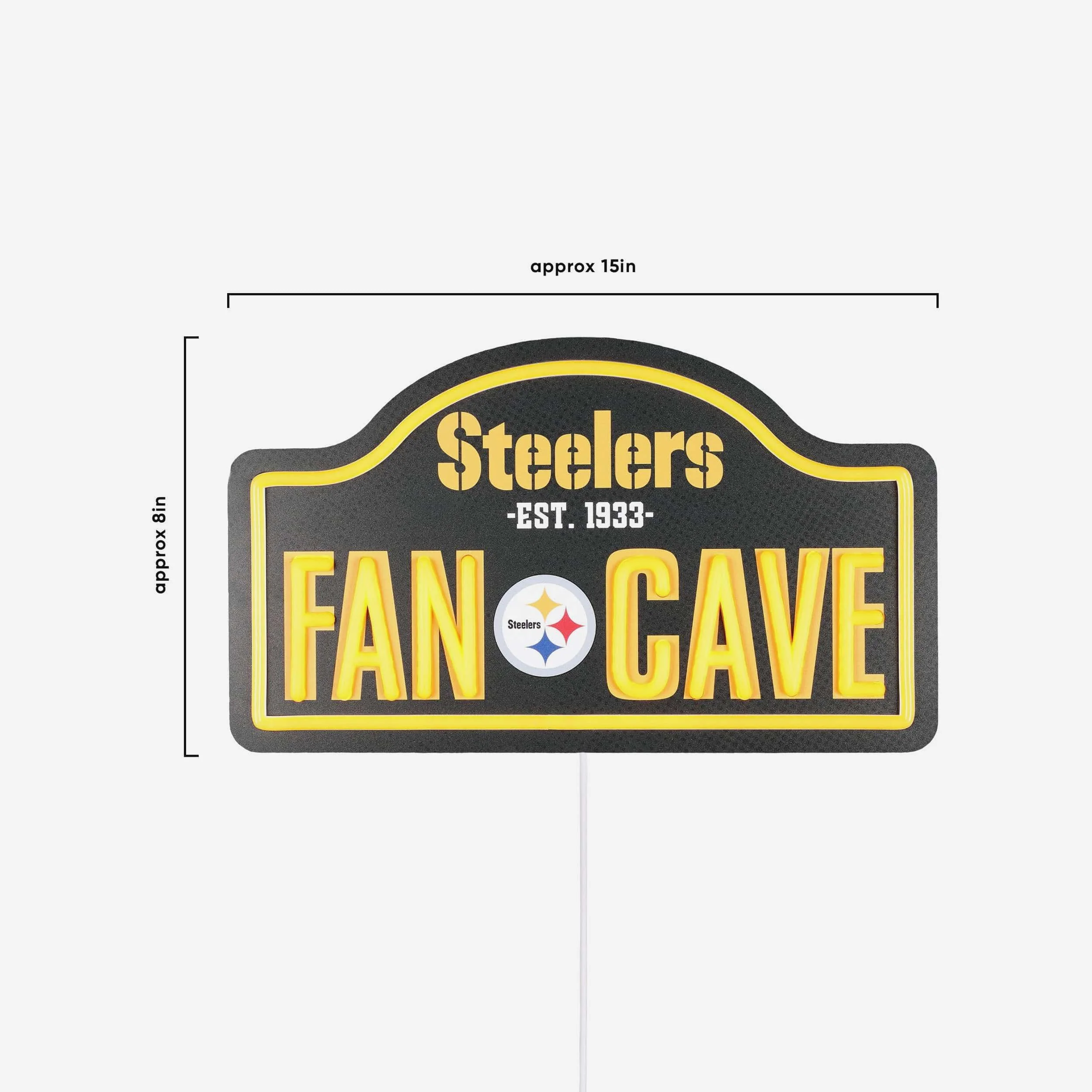 Pittsburgh Steelers LED Neon Fancave Sign - Image 4