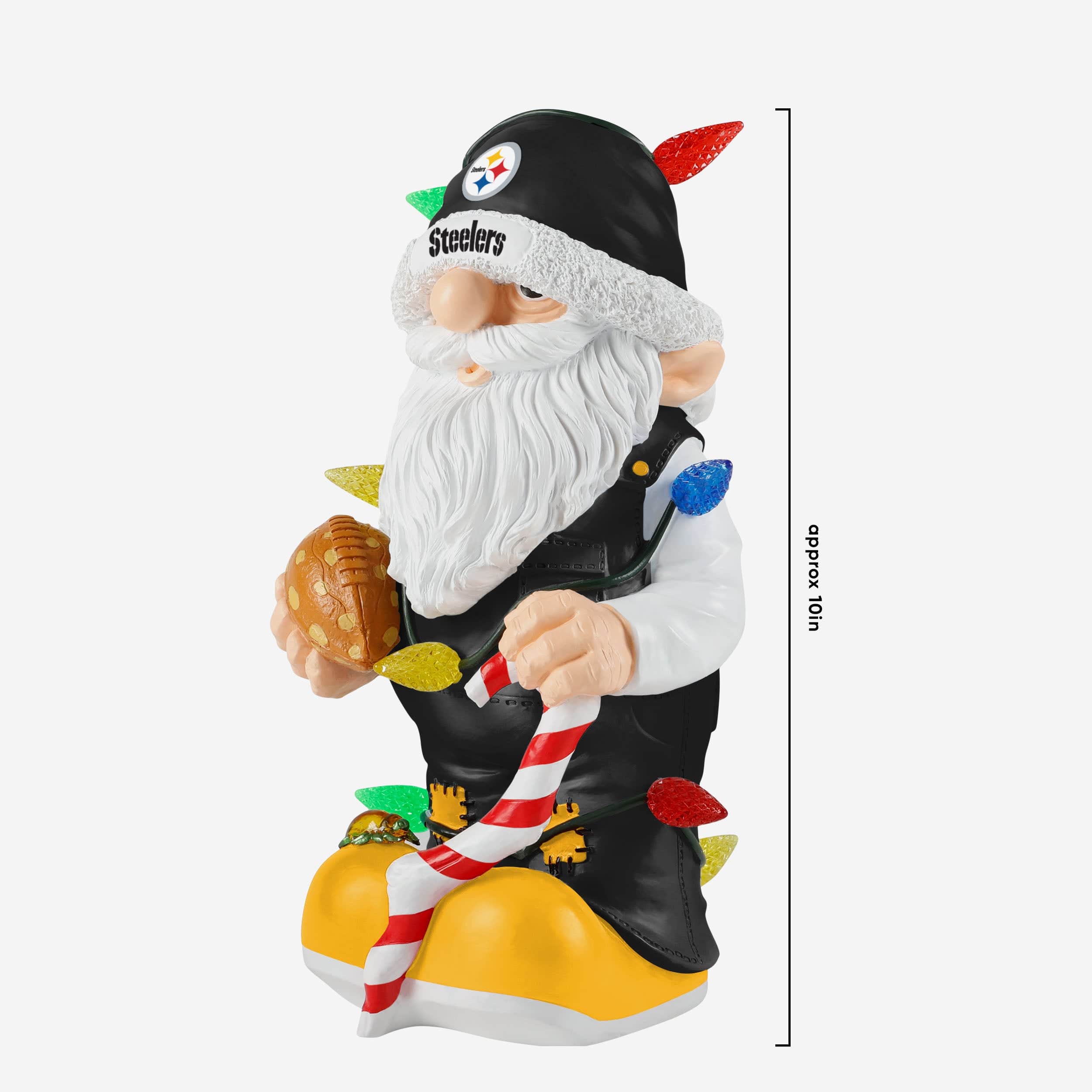 Pittsburgh Steelers Light Up Holiday Gnome - Image 4