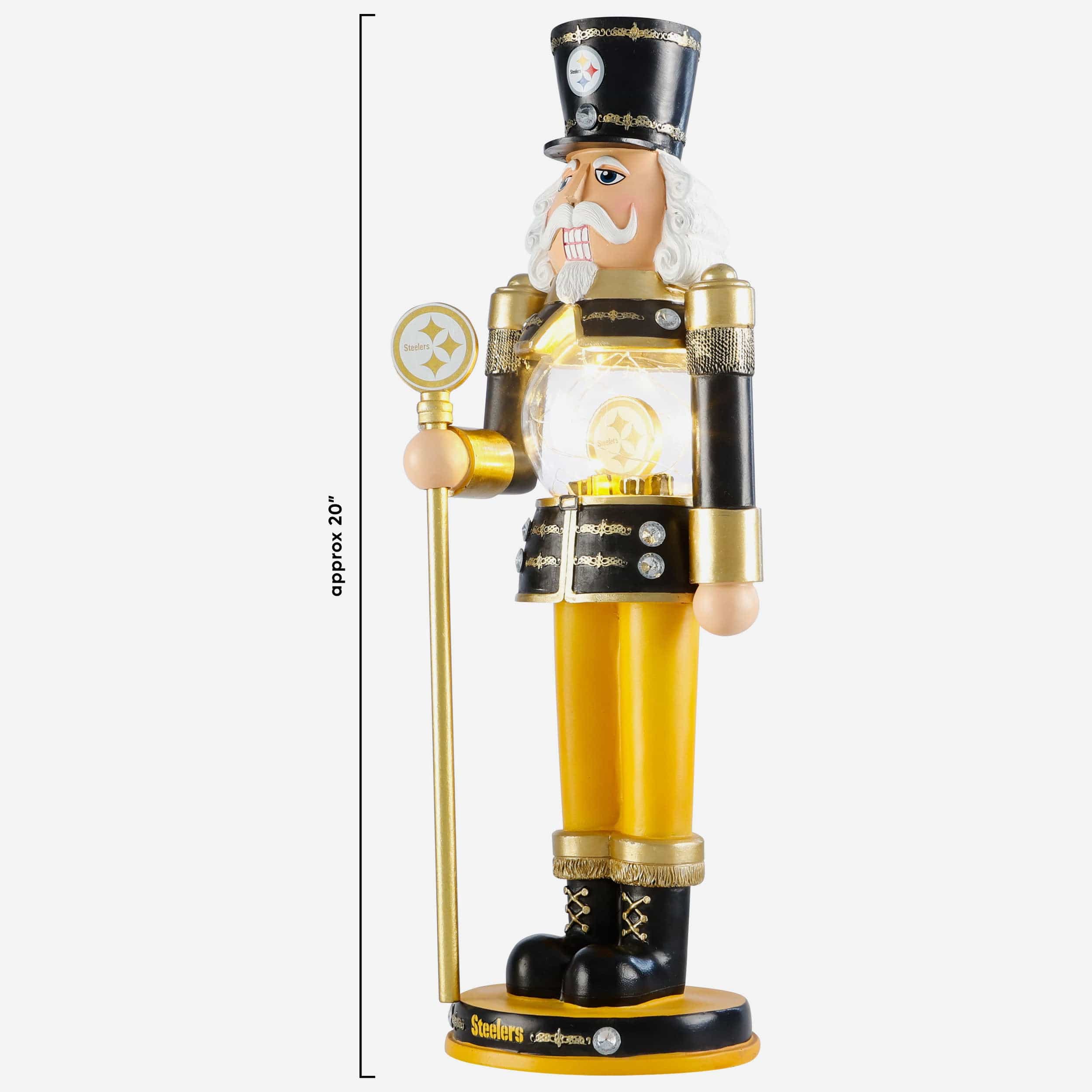 Pittsburgh Steelers Light Up Nutcracker - Image 3