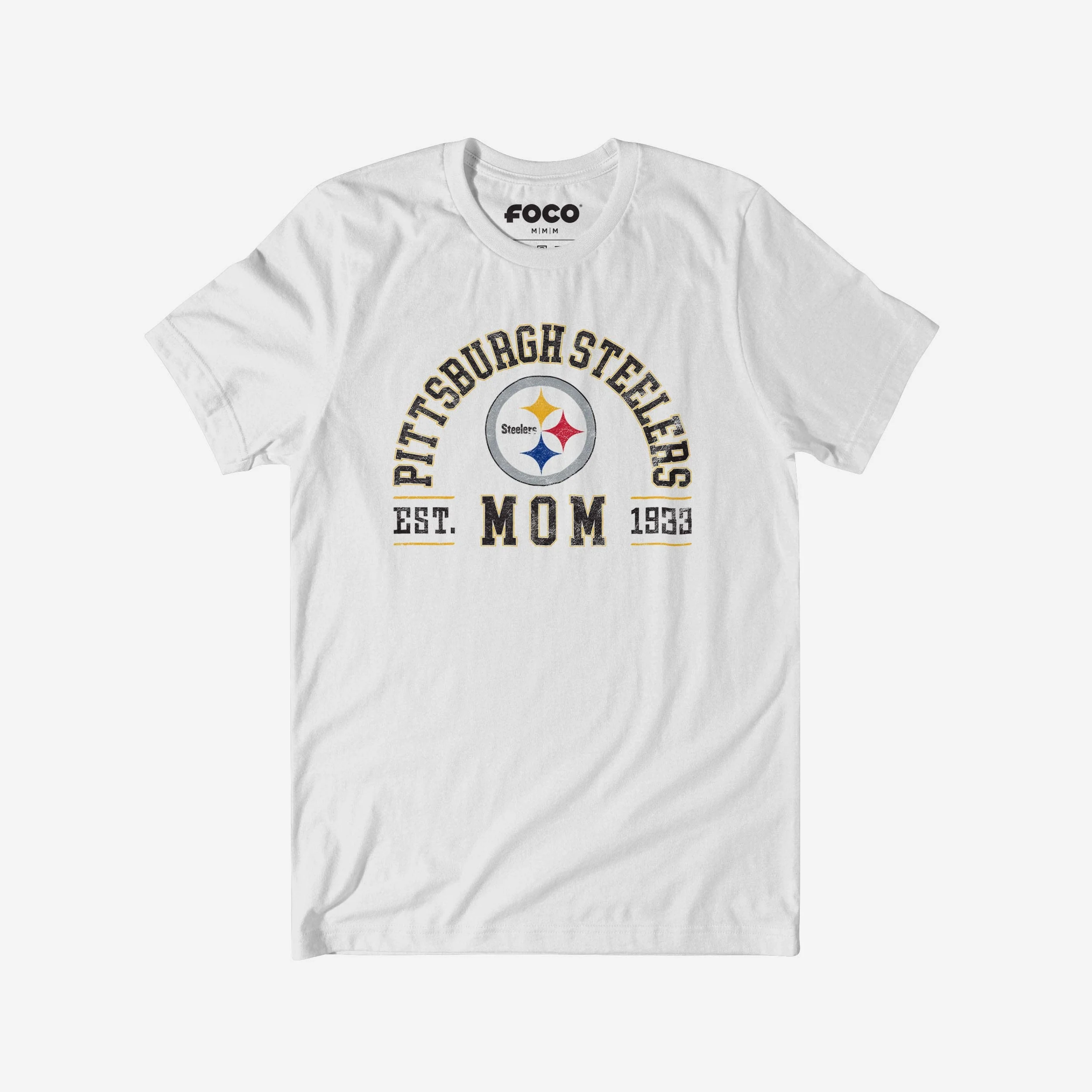 Pittsburgh Steelers Mom Arched T-Shirt