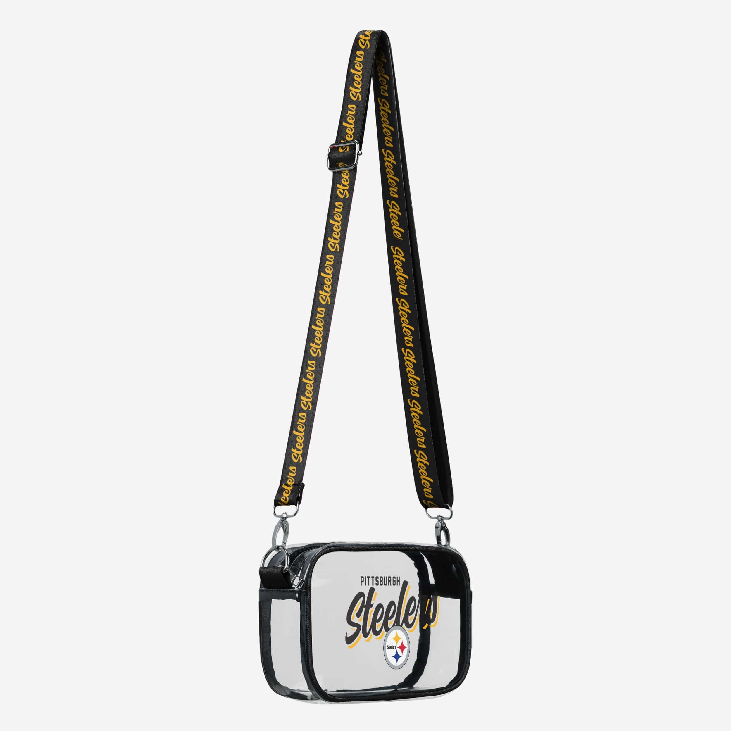 Pittsburgh Steelers Monty Script Clear Crossbody Bag - Image 2