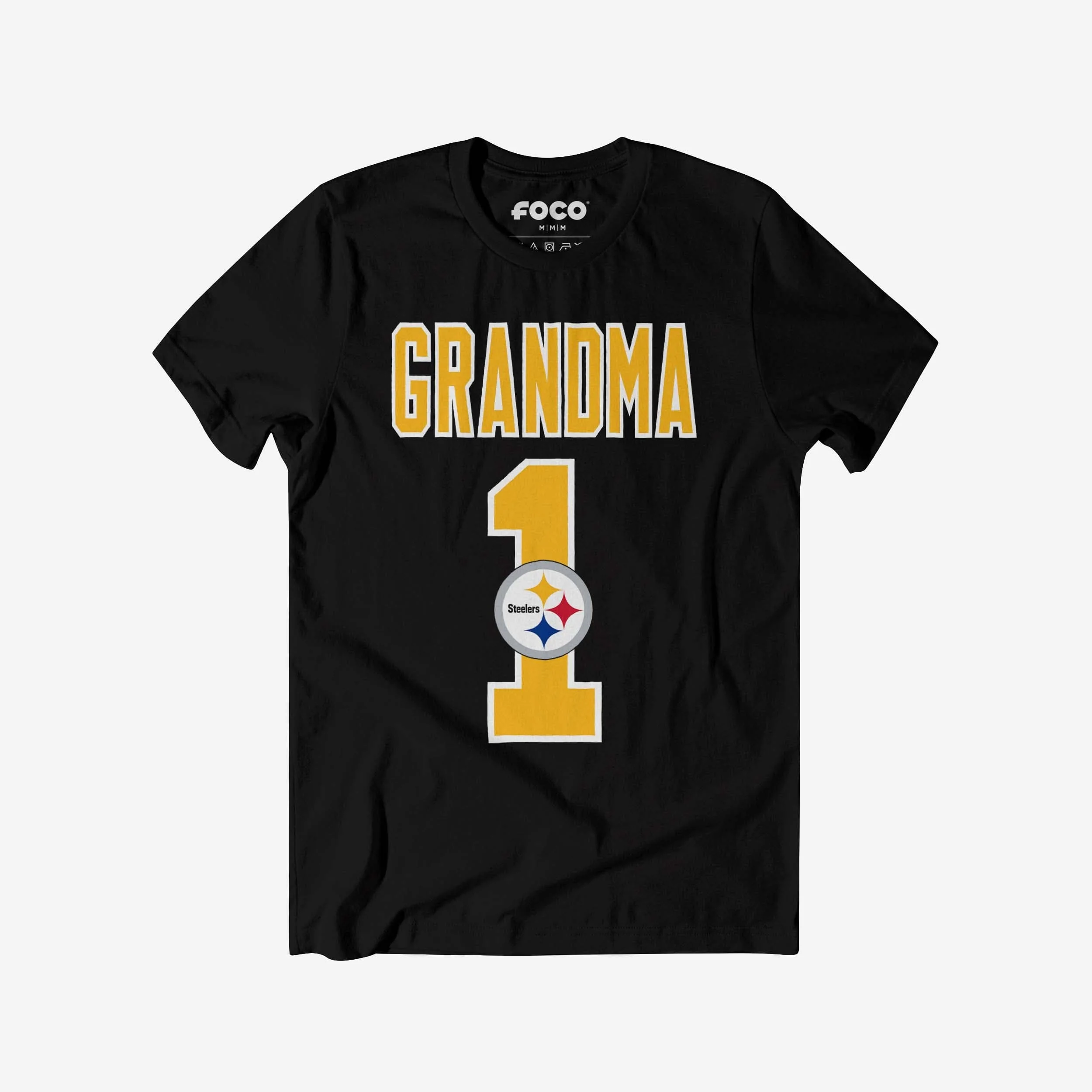 Pittsburgh Steelers Number 1 Grandma T-Shirt