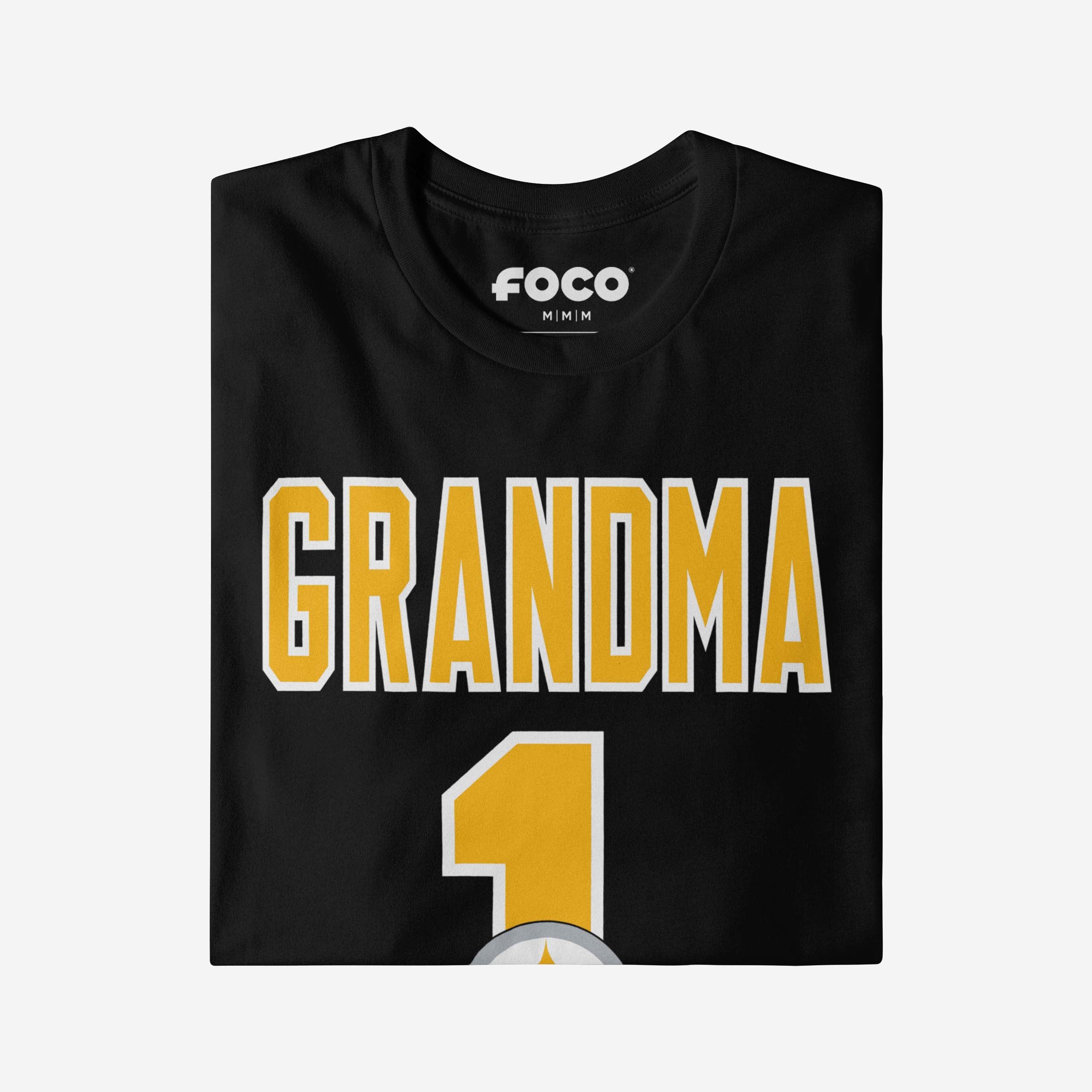 Pittsburgh Steelers Number 1 Grandma T-Shirt - Image 3