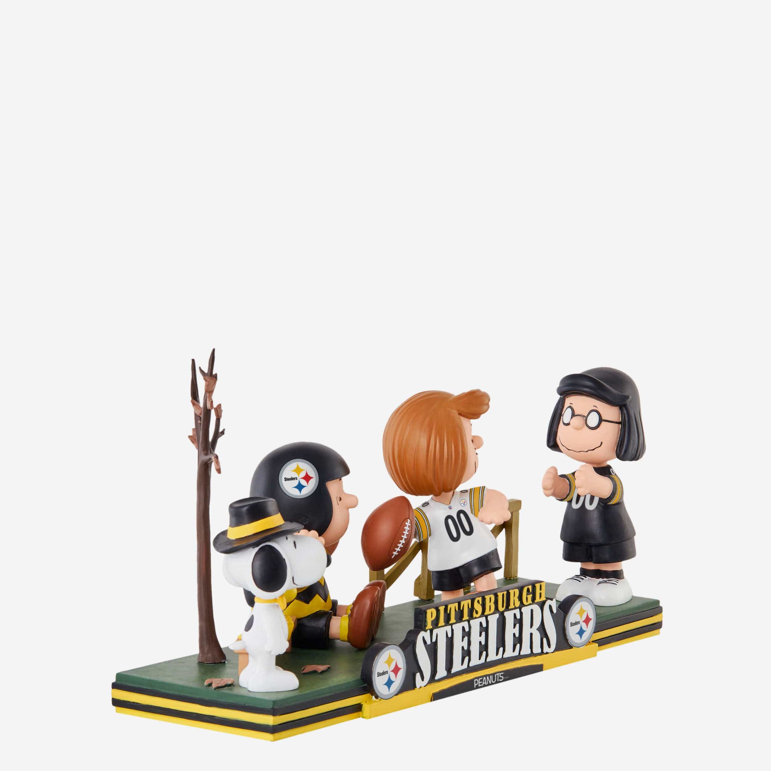 Pittsburgh Steelers Peanuts Gang Mini Bobblehead Scene - Image 7