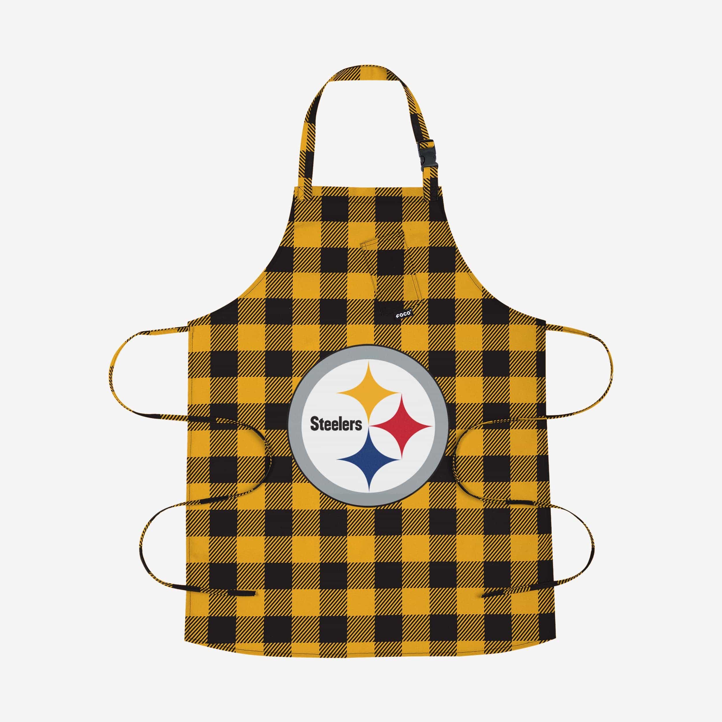 Pittsburgh Steelers Plaid Apron