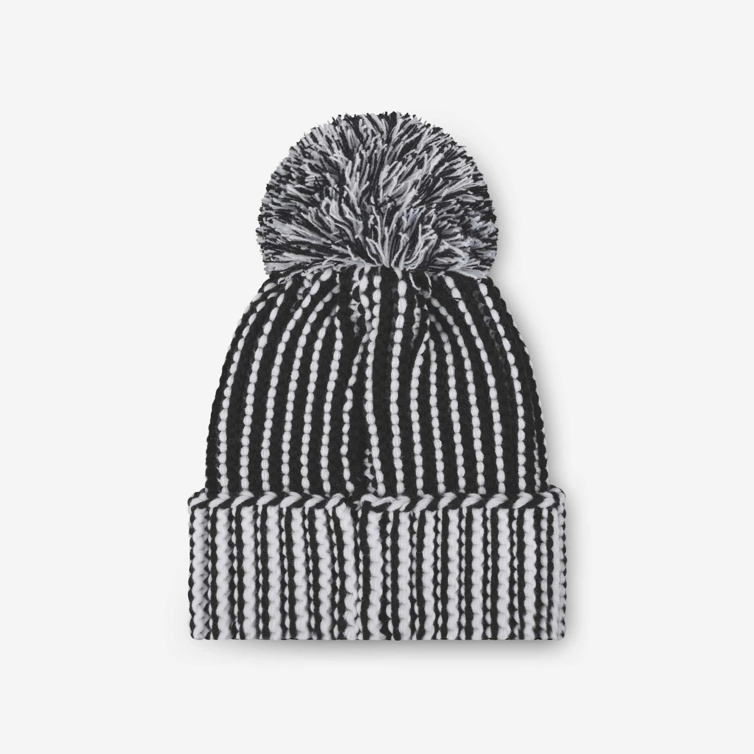 Pittsburgh Steelers Primary Logo Vertical Knit Pom Beanie - Image 2