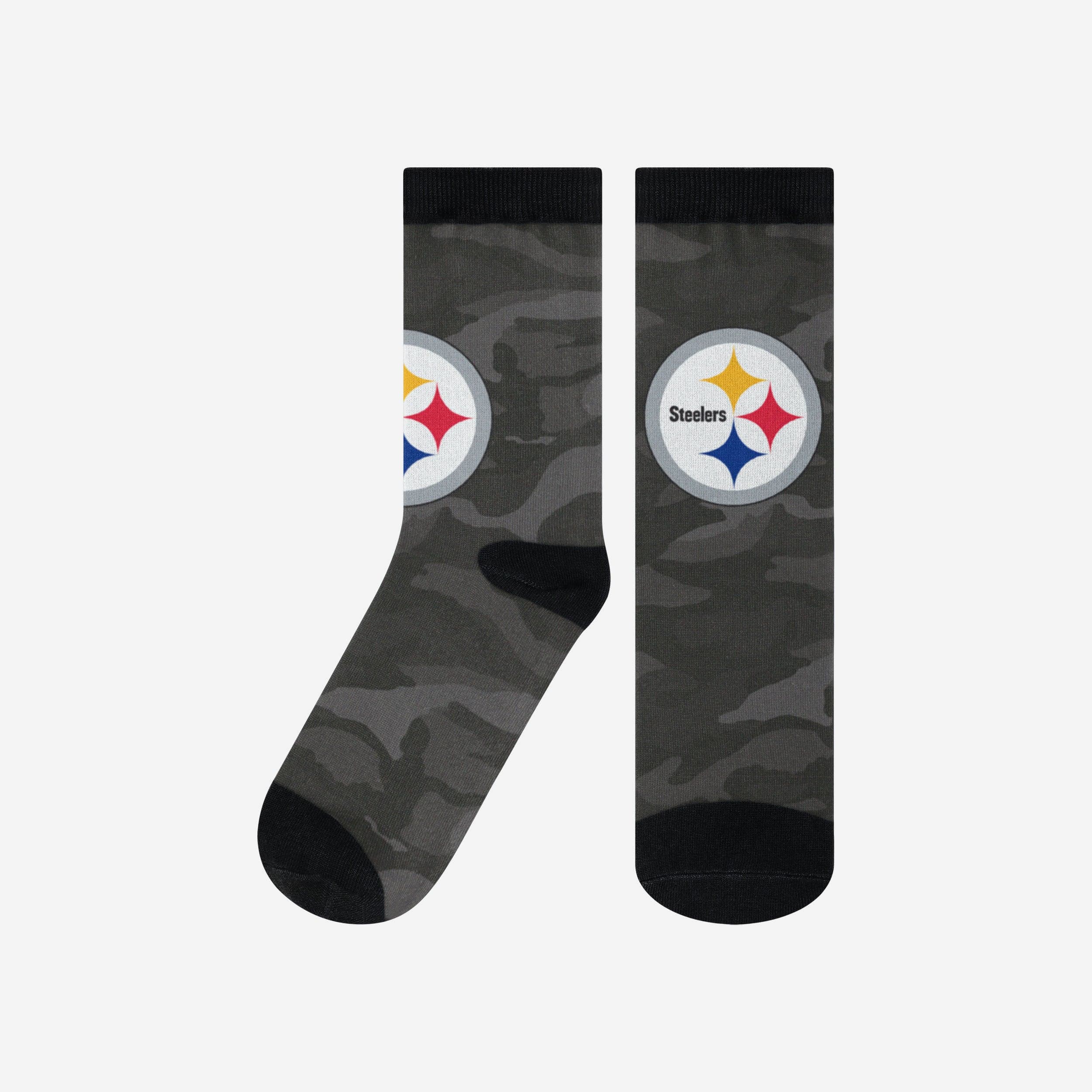 Pittsburgh Steelers Printed Camo Socks
