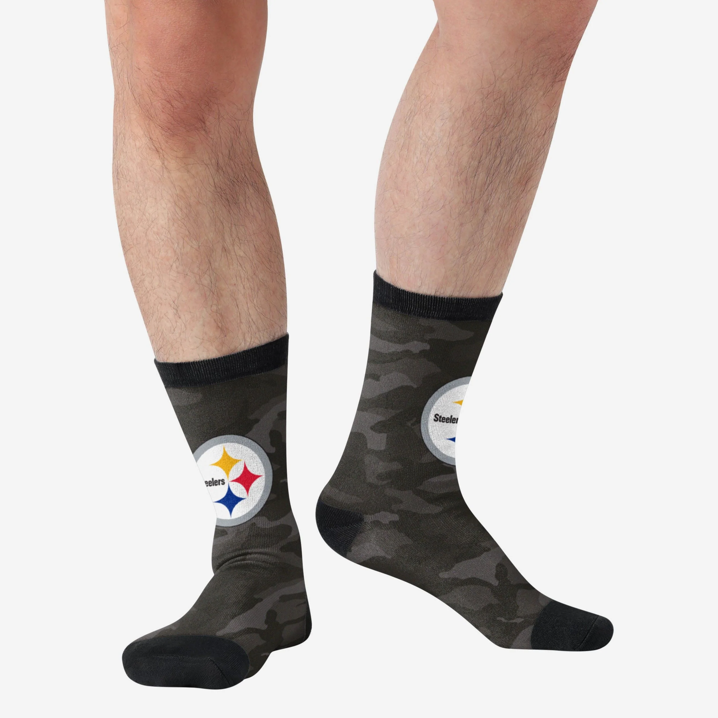 Pittsburgh Steelers Printed Camo Socks - Image 2