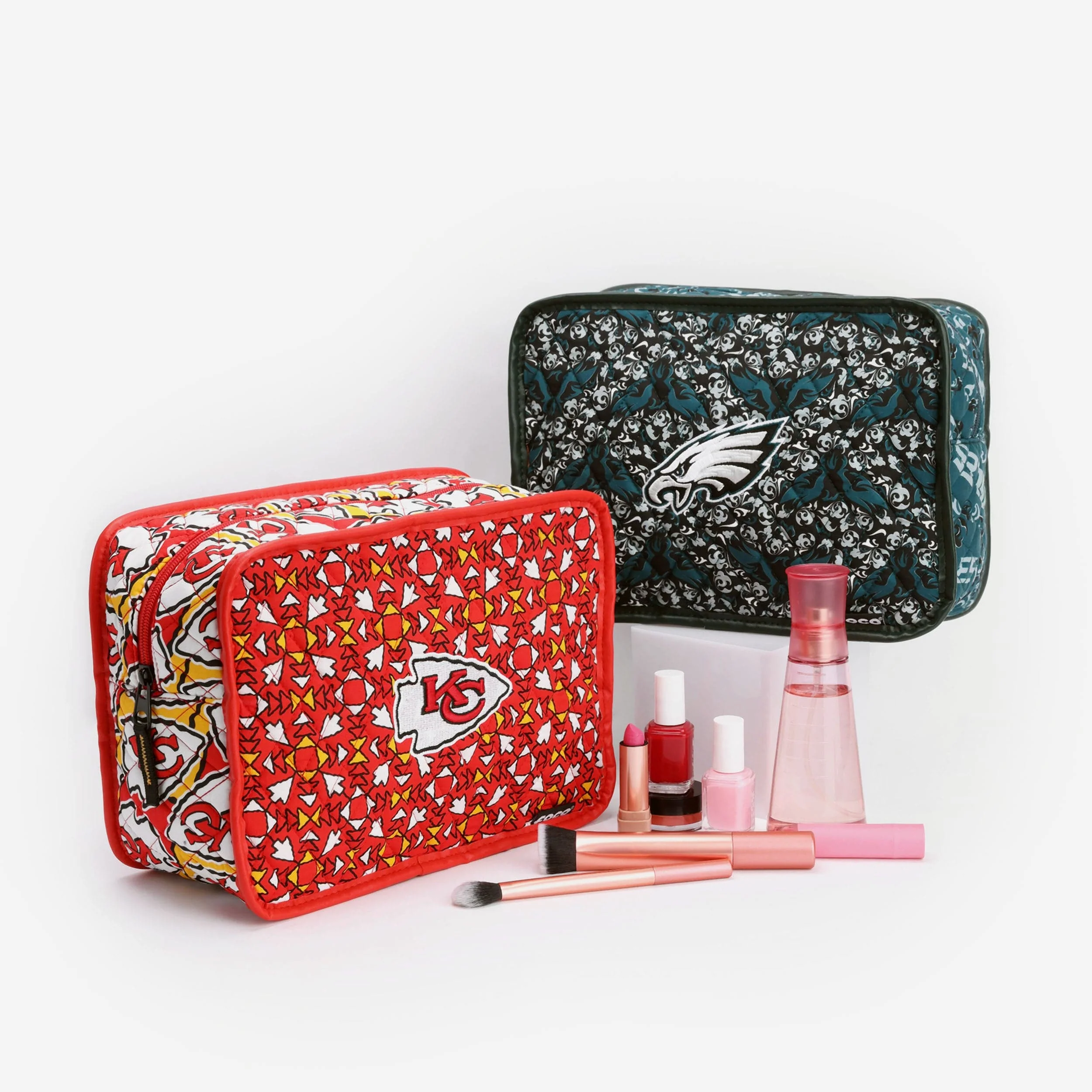 Pittsburgh Steelers Quilted Printed Cosmetic Bag - Image 2