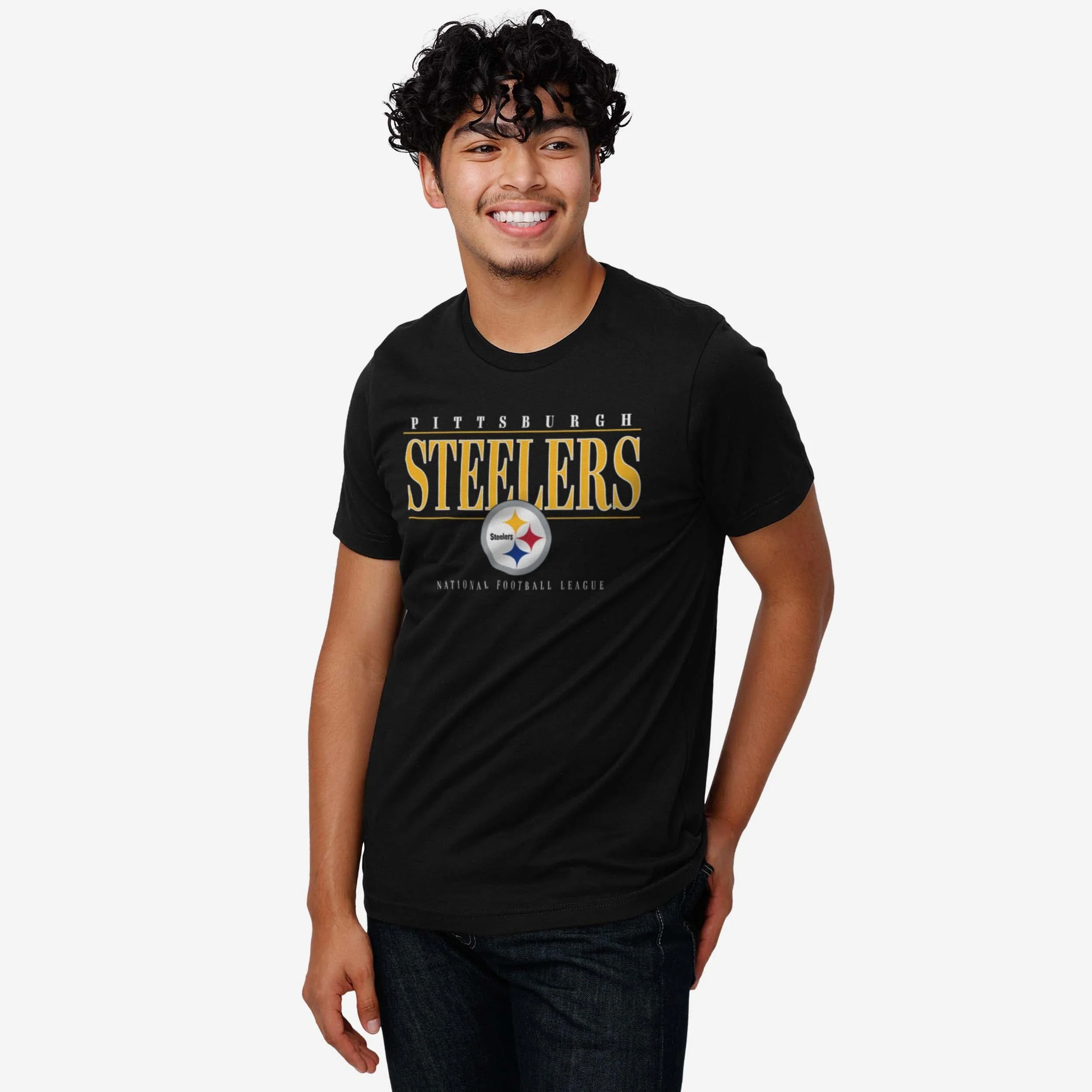 Pittsburgh Steelers Signature Bar T-Shirt - Image 2
