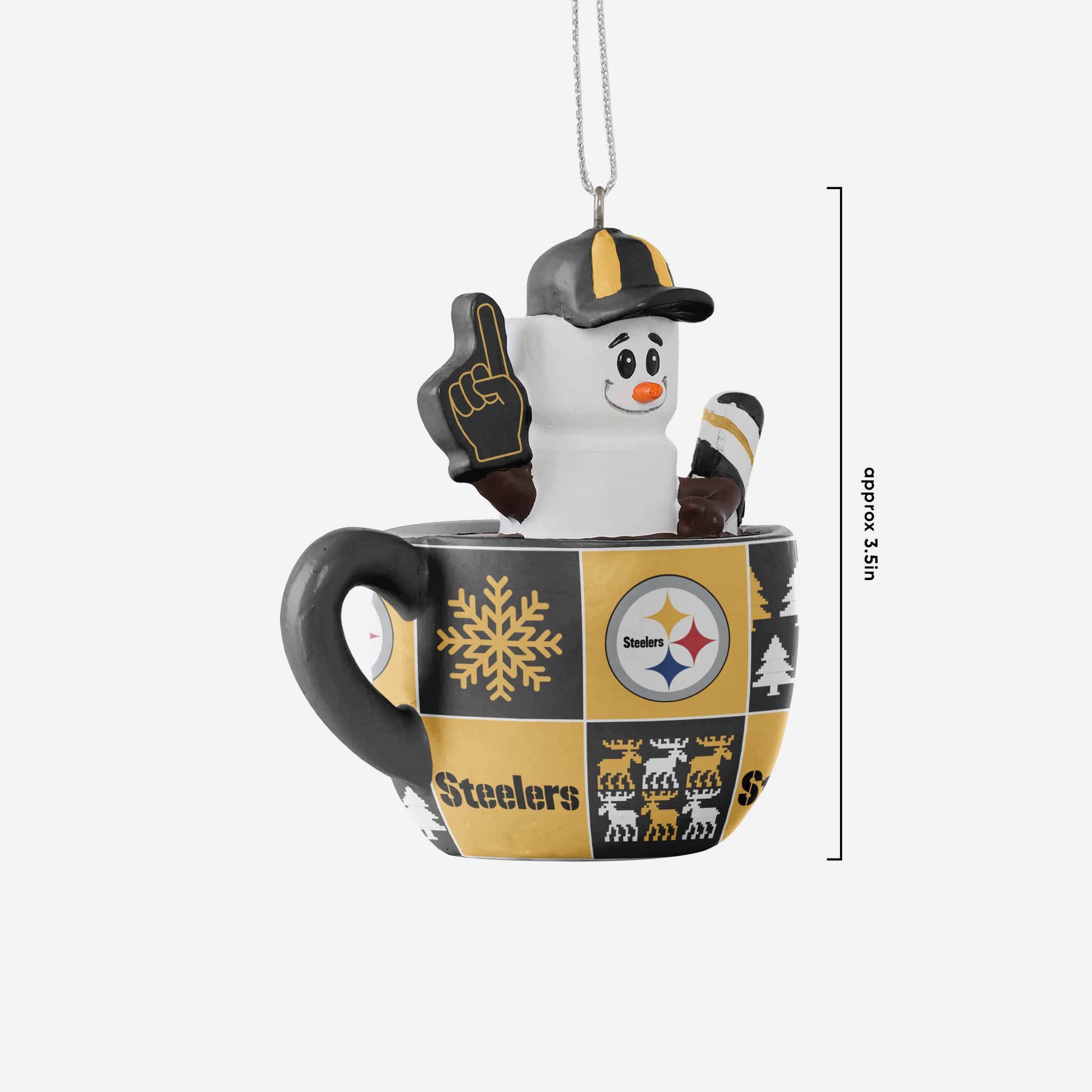 Pittsburgh Steelers Smores Mug Ornament - Image 3