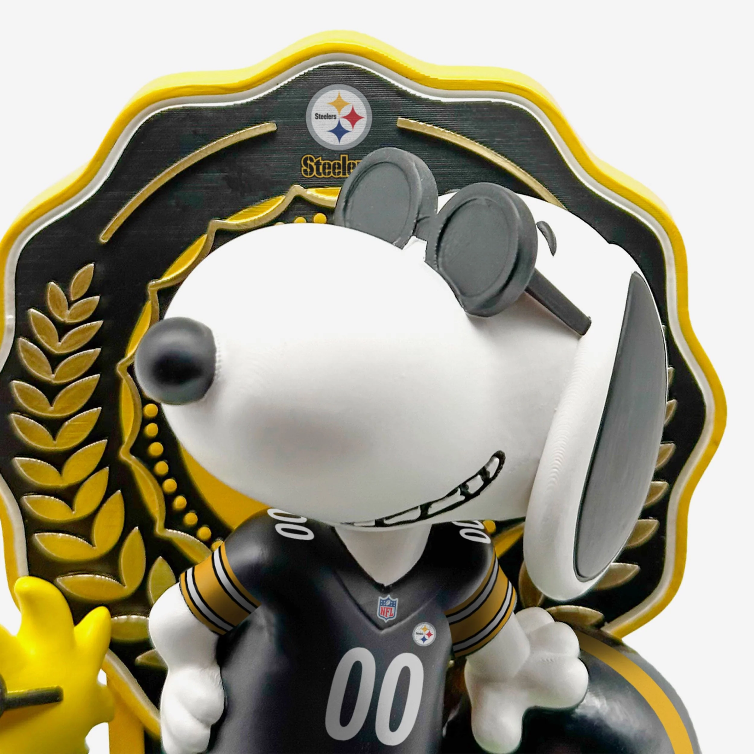 Pittsburgh Steelers Snoopy & Woodstock Joe Cool Peanuts Dual Bobblehead - Image 2