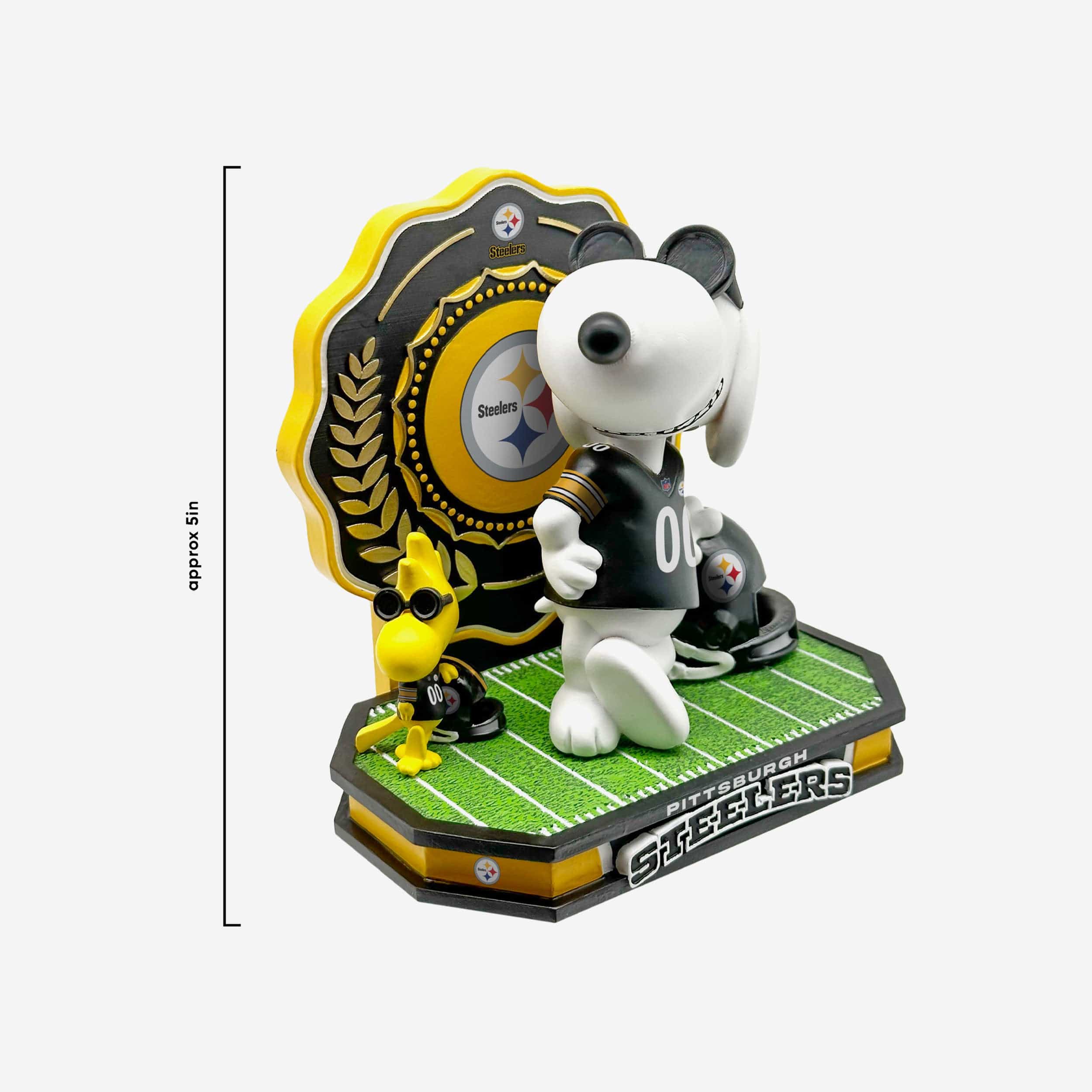 Pittsburgh Steelers Snoopy & Woodstock Joe Cool Peanuts Dual Bobblehead - Image 4