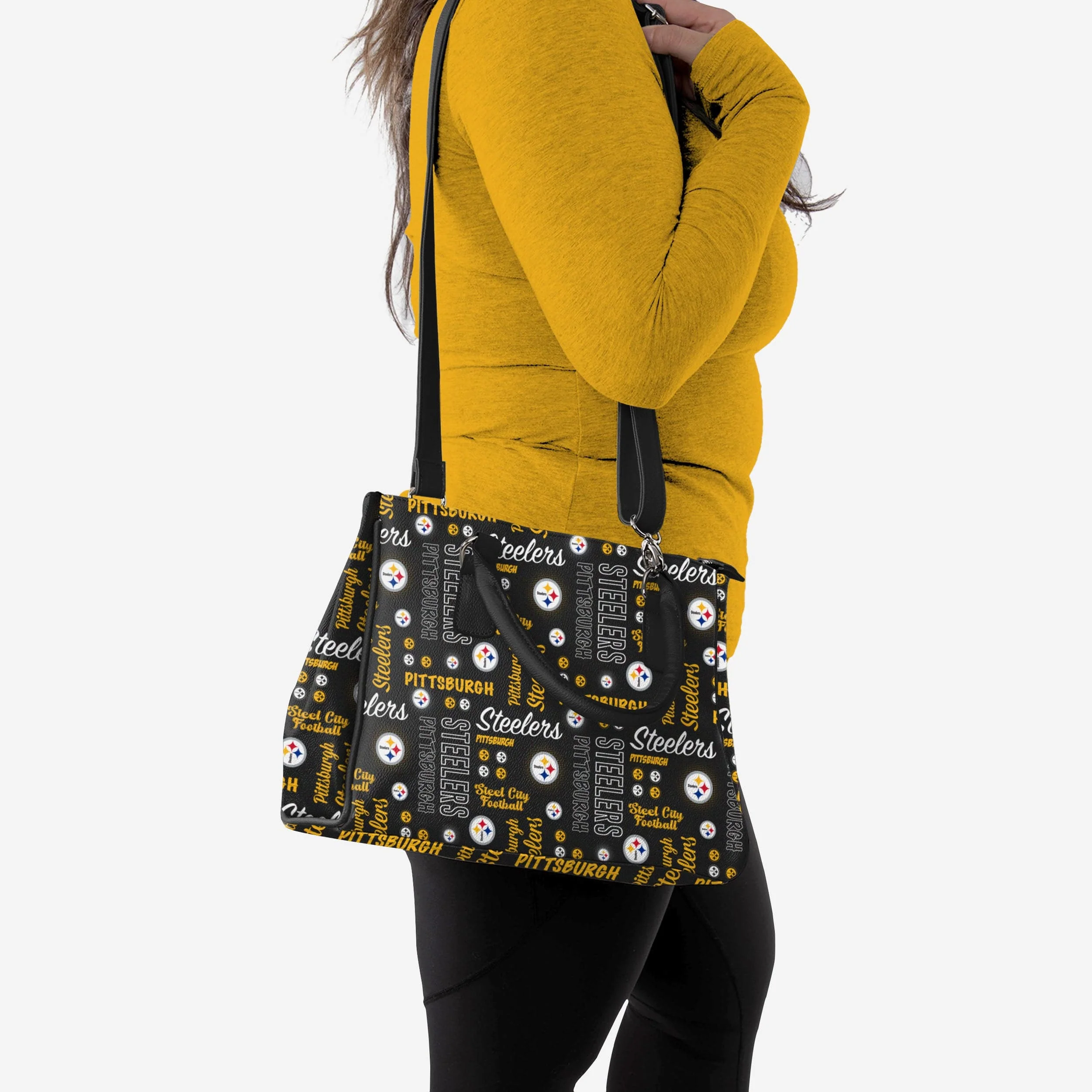 Pittsburgh Steelers Spirited Style Printed Collection Purse - Image 2