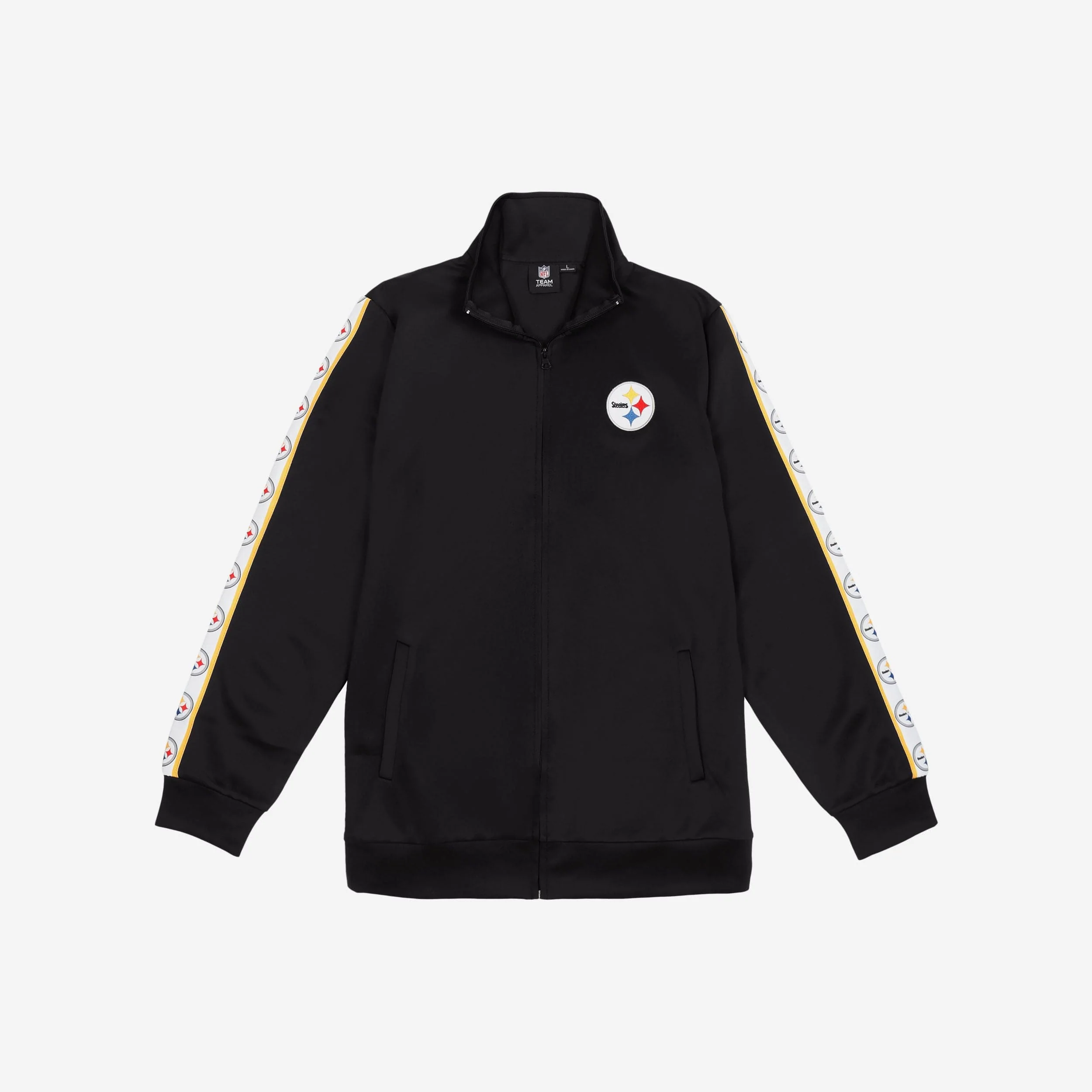 Pittsburgh Steelers Stripe Logo Track Jacket - Image 6
