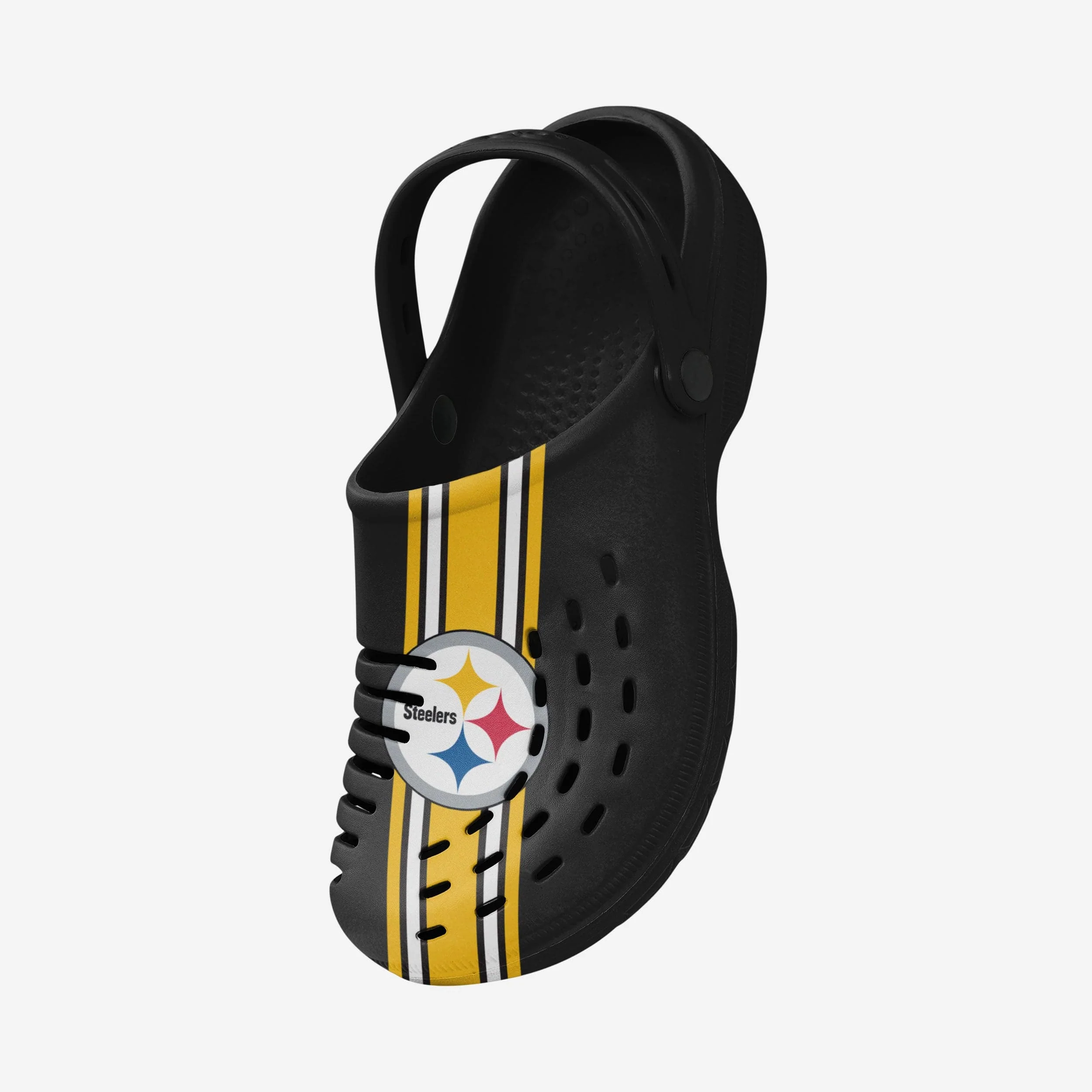 Pittsburgh Steelers Team Stripe Clog With Strap - Image 2