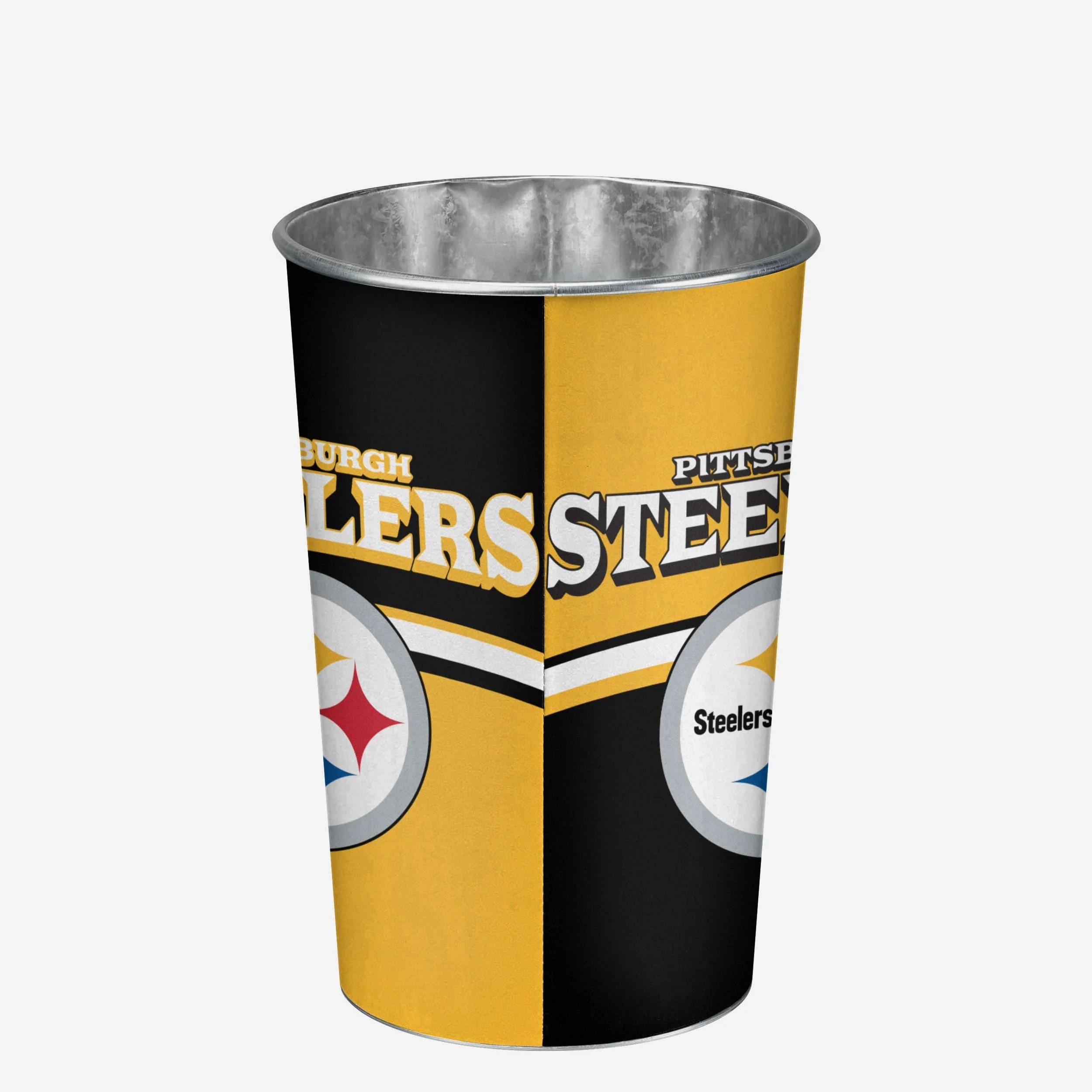 Pittsburgh Steelers Team Stripe Trash Can - Image 3