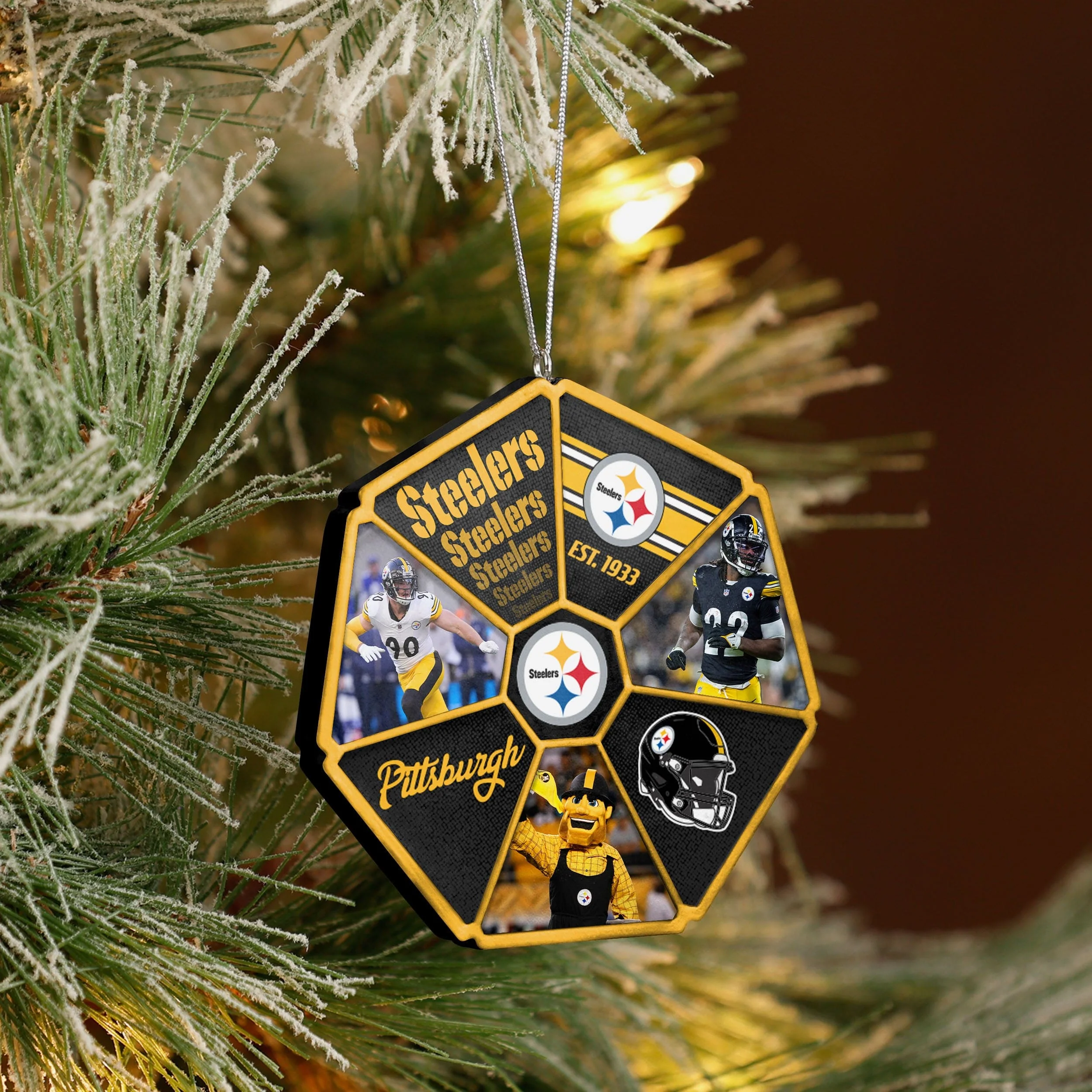 Pittsburgh Steelers Team Wheel Ornament - Image 3