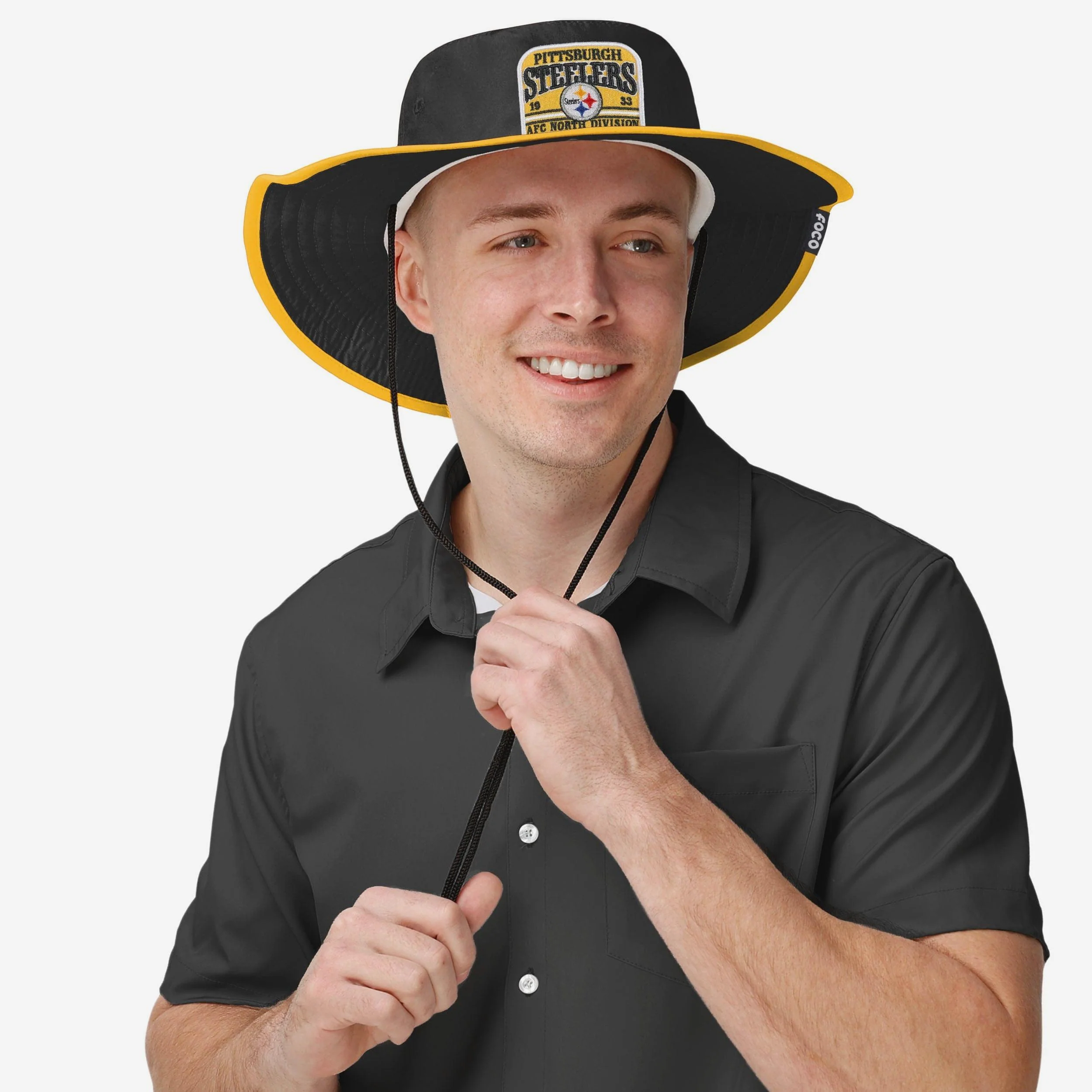 Pittsburgh Steelers Truckstop Patch Boonie Hat - Image 3