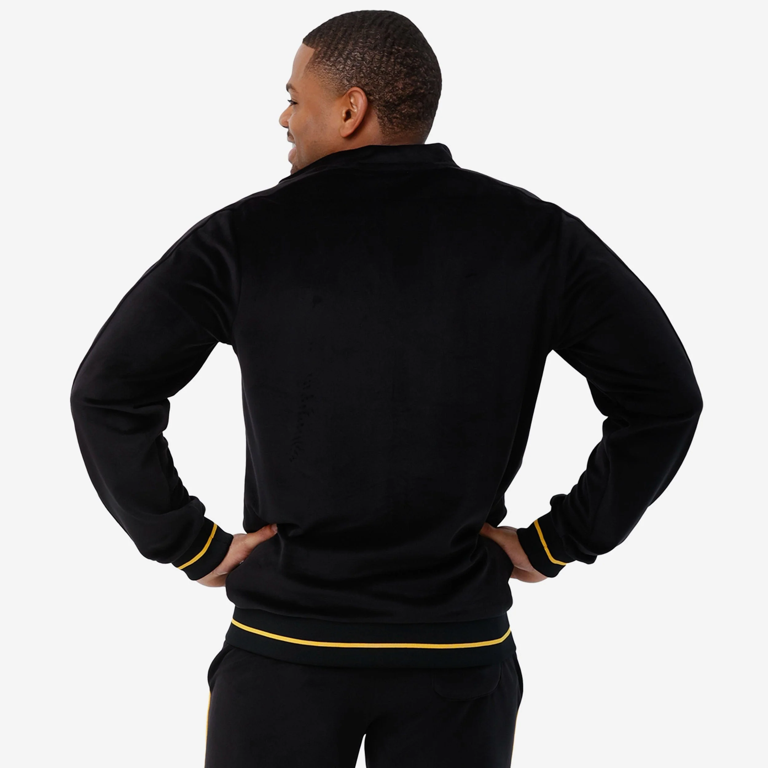 Pittsburgh Steelers Velour Zip Up Top - Image 2