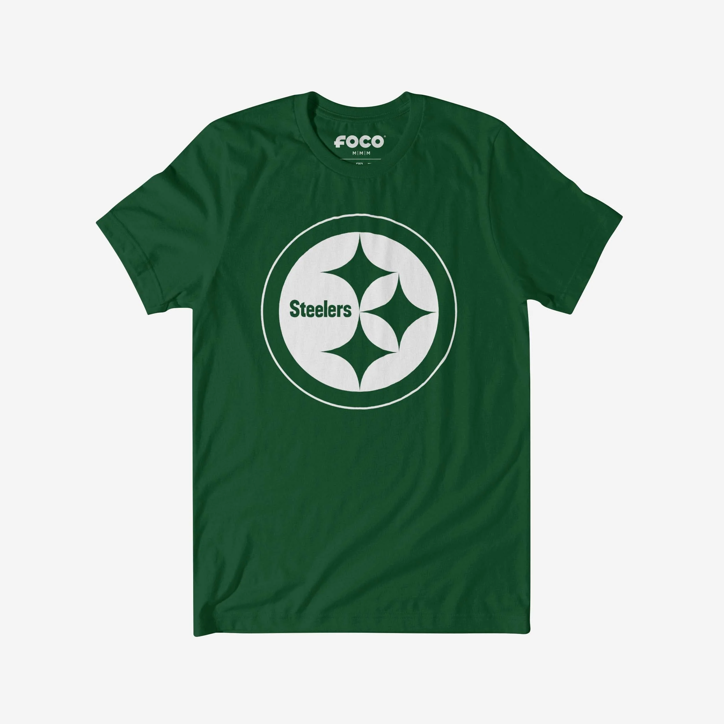 Pittsburgh Steelers White Logo T-Shirt