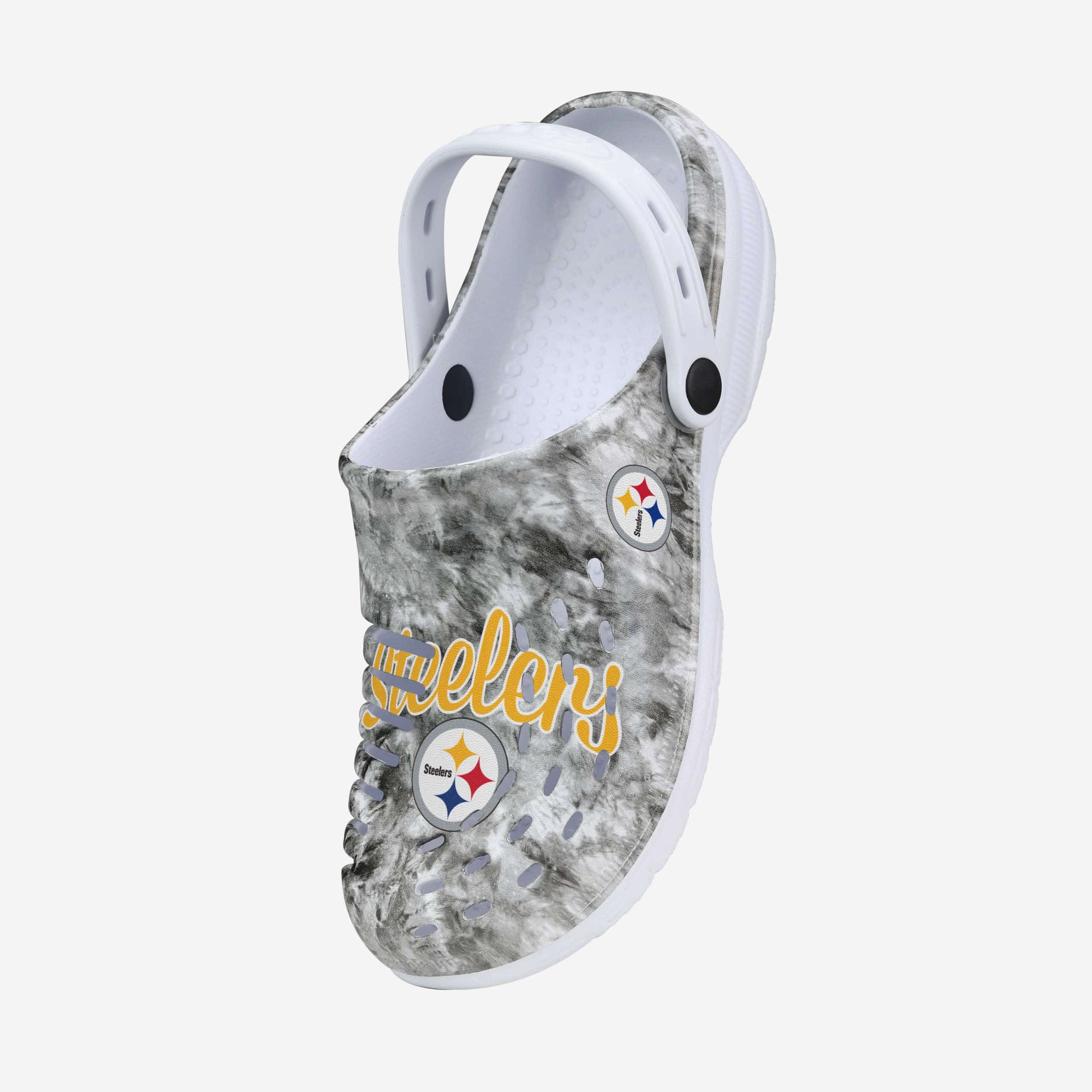 Pittsburgh Steelers Womens Cloudie Clog With Strap - Image 2