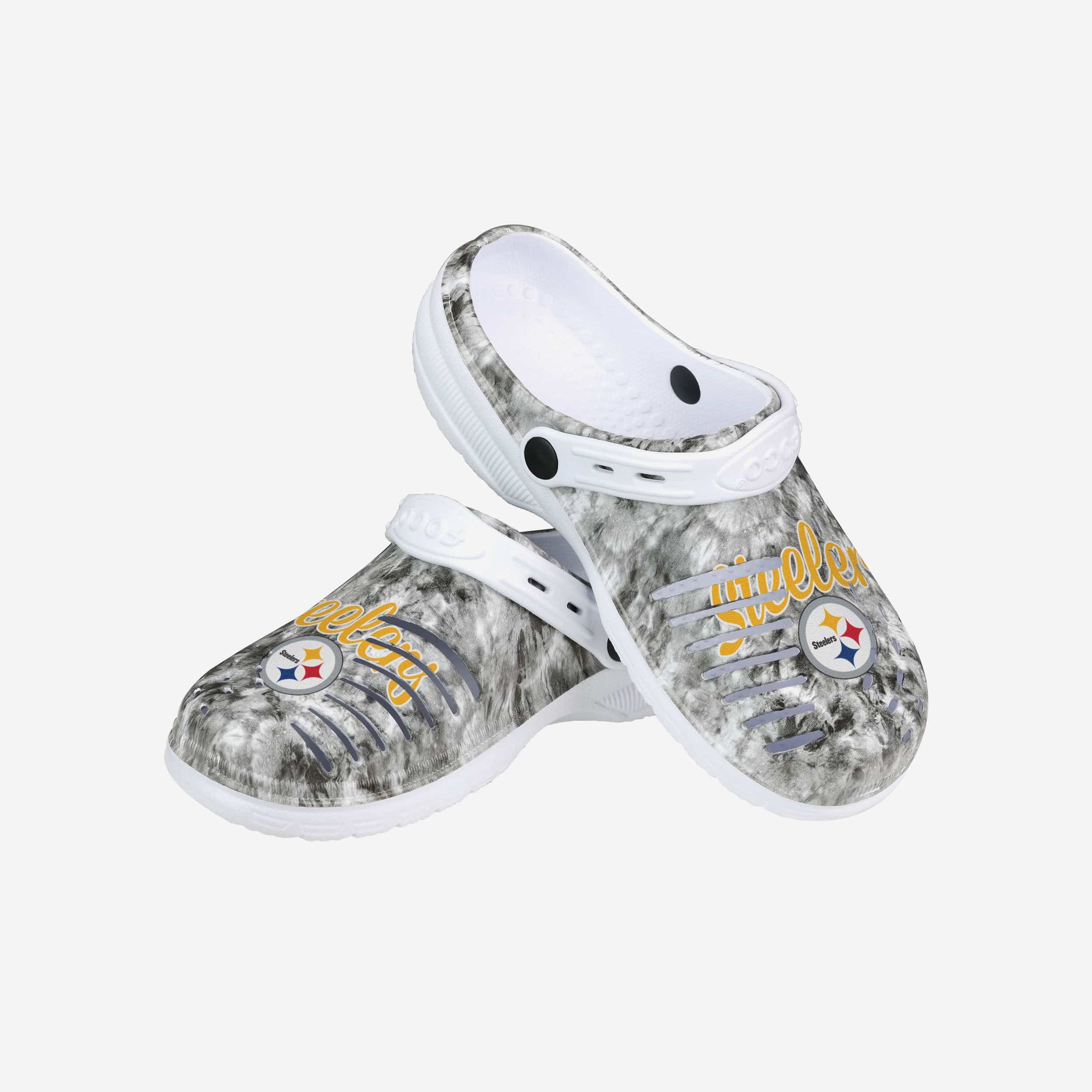 Pittsburgh Steelers Womens Cloudie Clog With Strap - Image 3