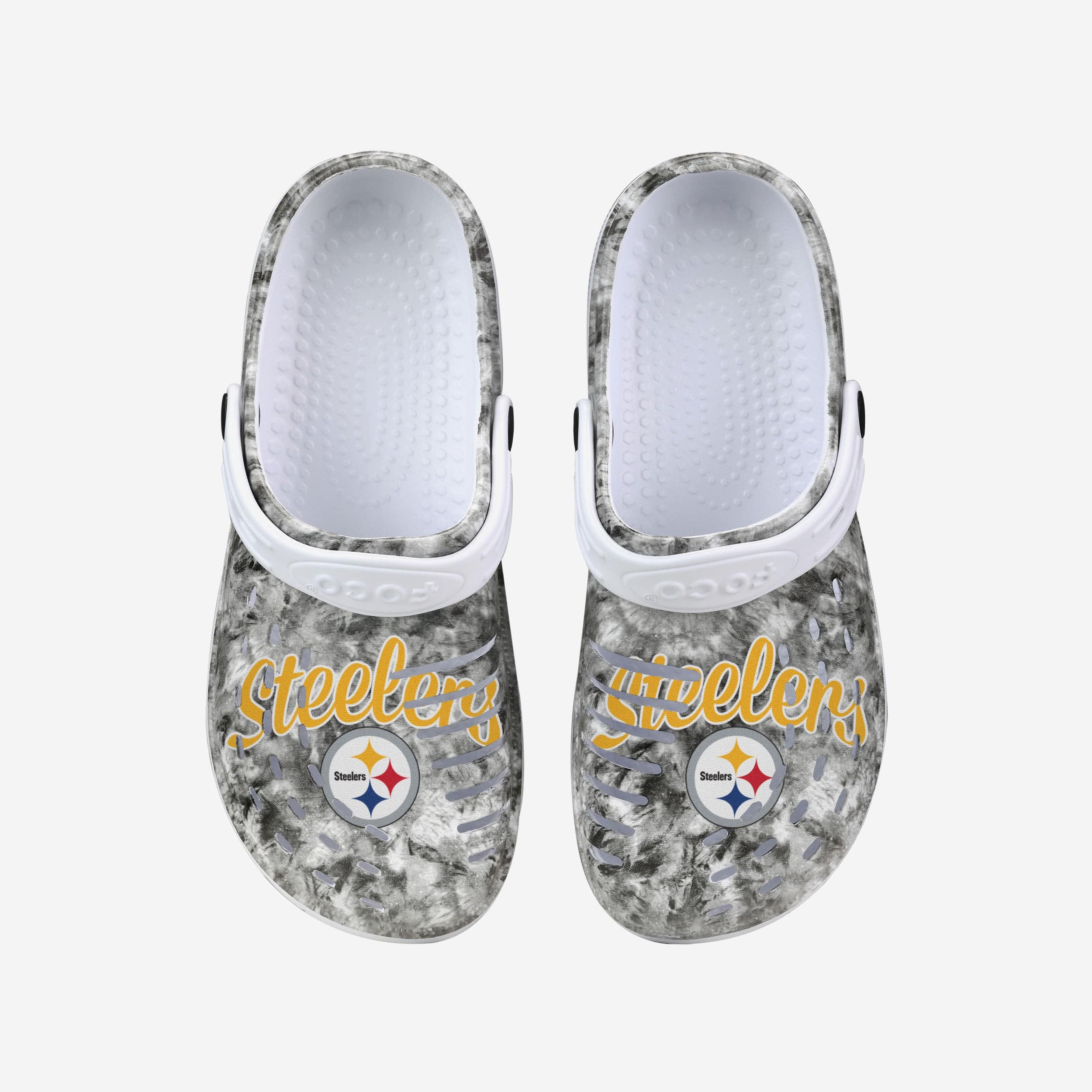 Pittsburgh Steelers Womens Cloudie Clog With Strap - Image 4