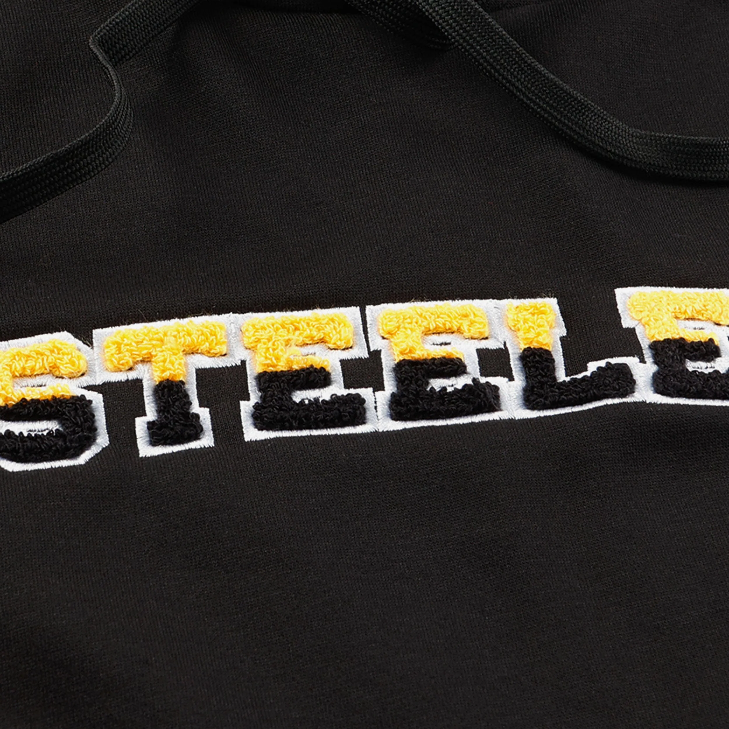 Pittsburgh Steelers Womens Cropped Chenille Hoodie - Image 3