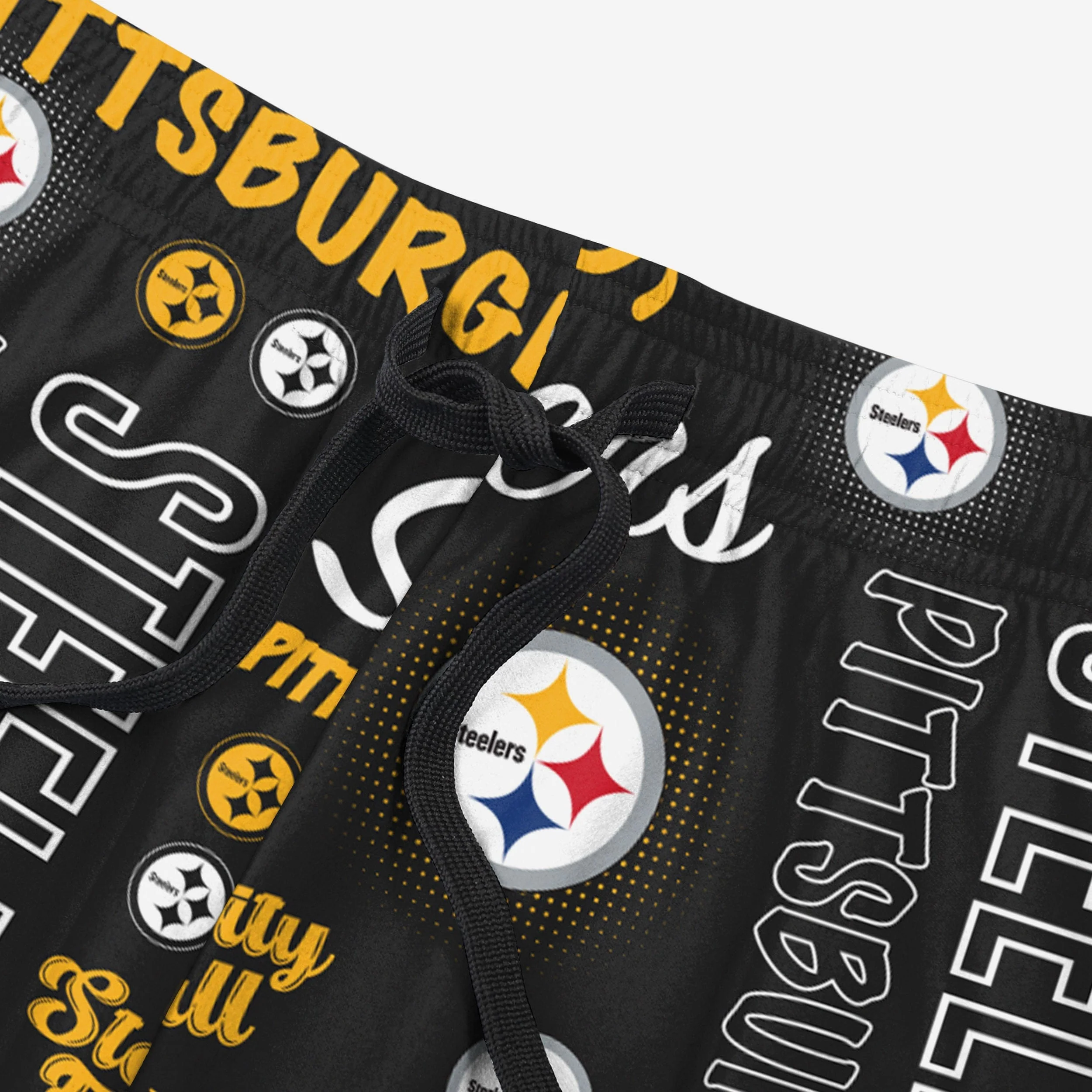 Pittsburgh Steelers Womens Mini Print Lounge Pants - Image 3