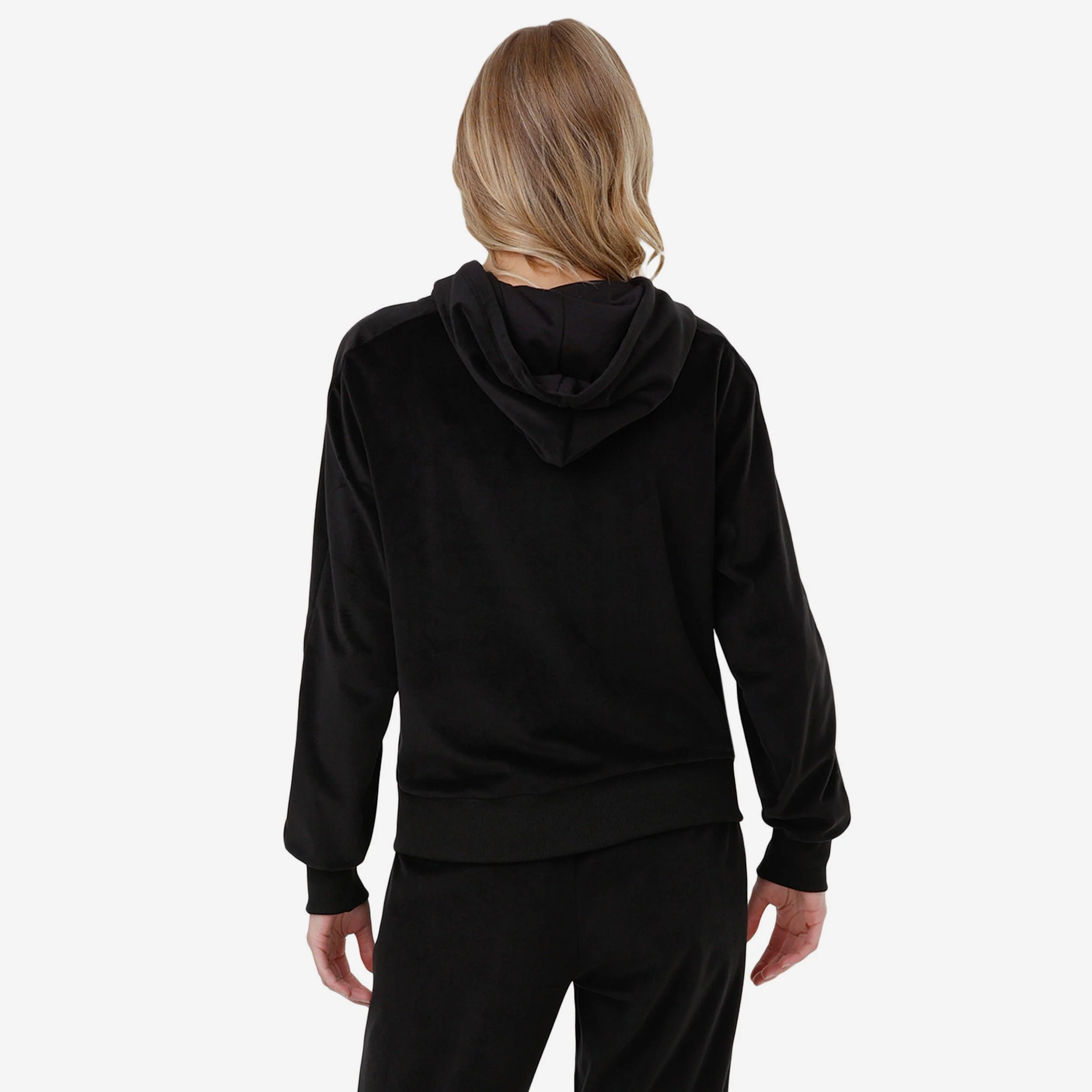 Pittsburgh Steelers Womens Velour Zip Up Top - Image 2