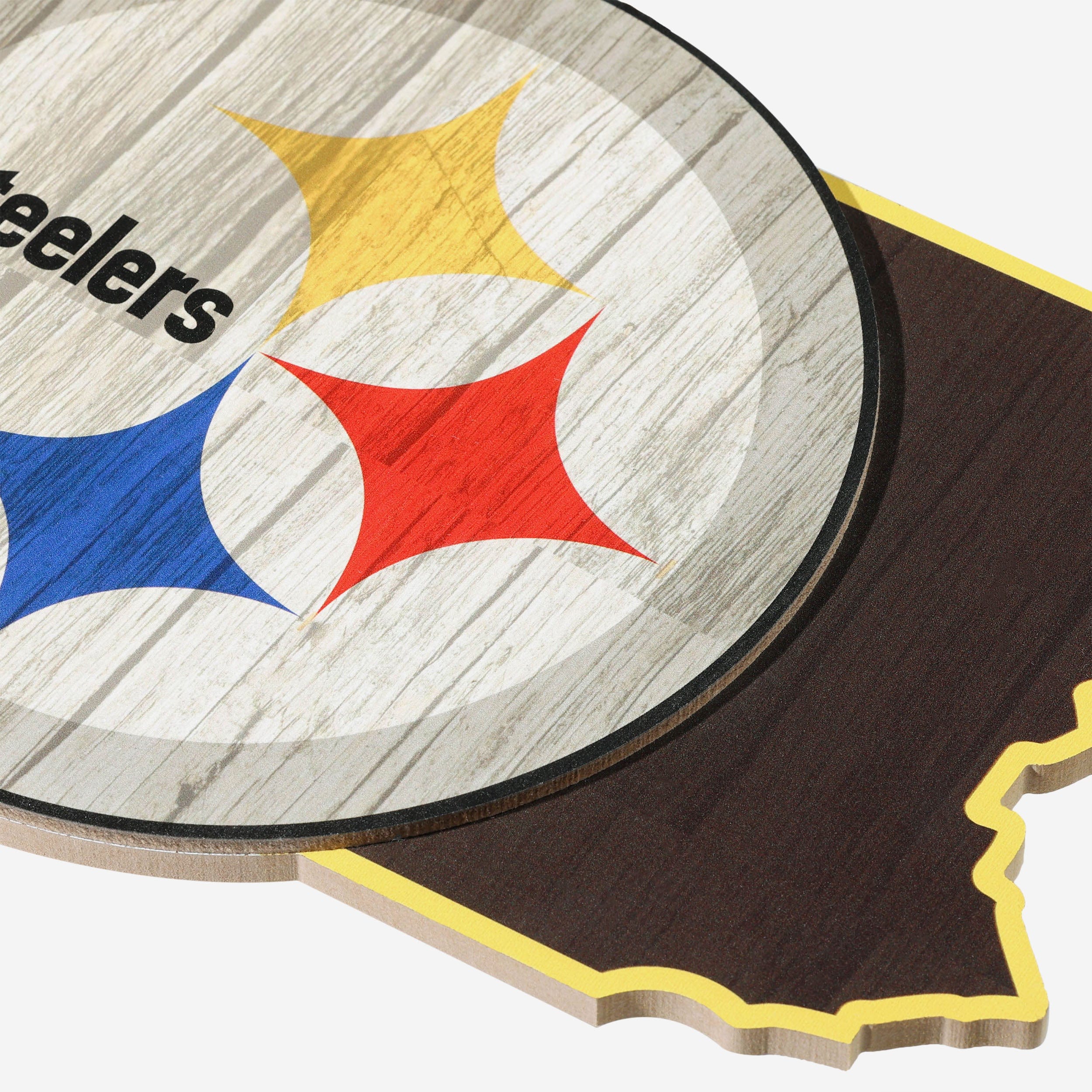 Pittsburgh Steelers Wood State Sign - Image 3