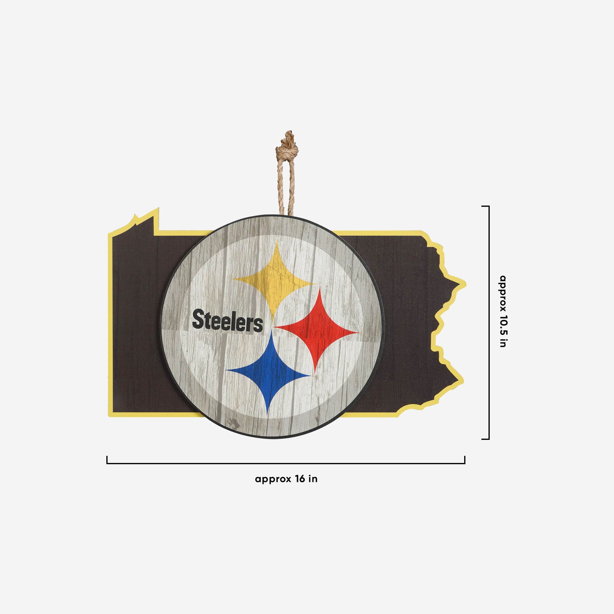 Pittsburgh Steelers Wood State Sign - Image 5